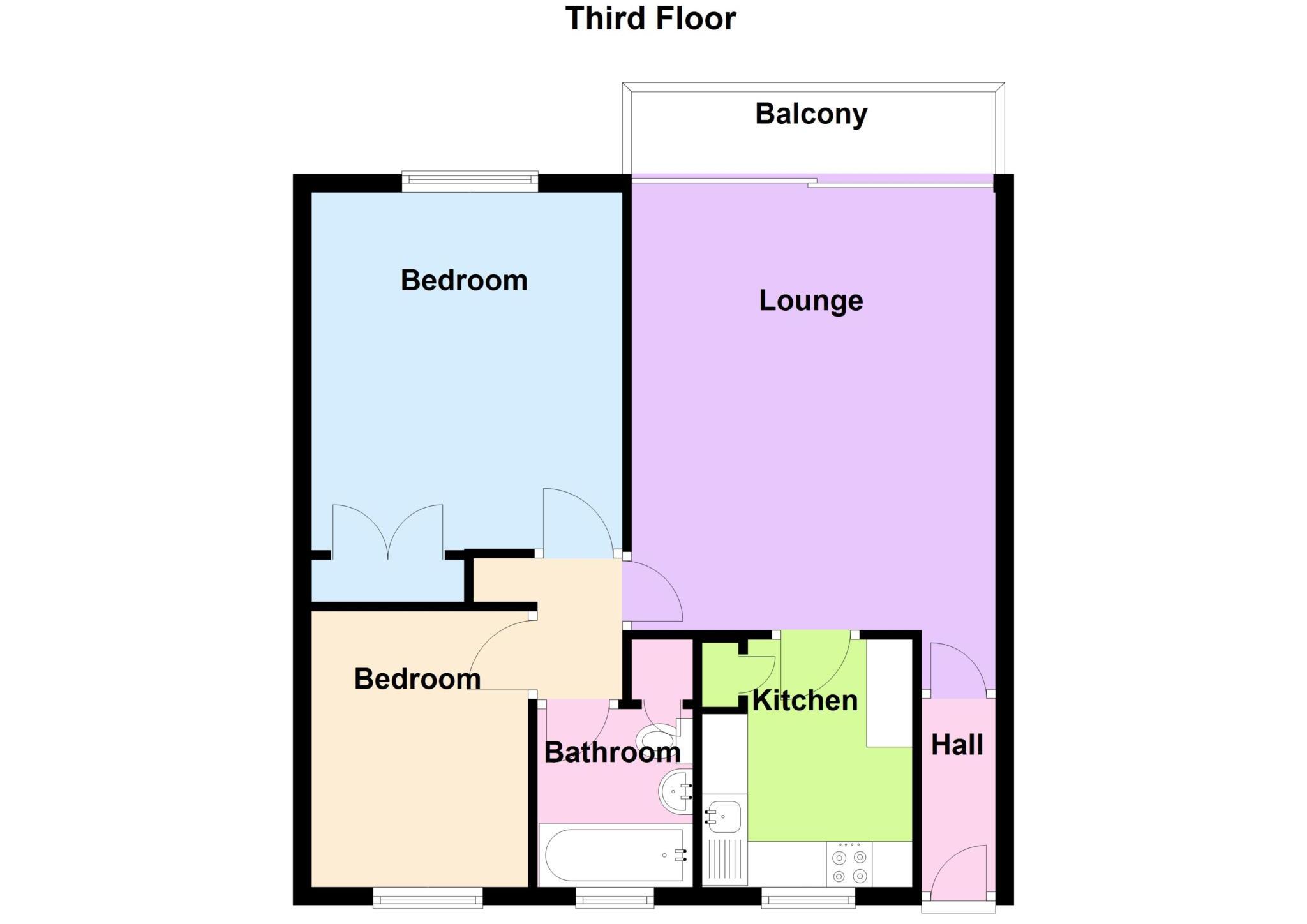 Wickham Court, Broadsands Drive, Gomer floorplan