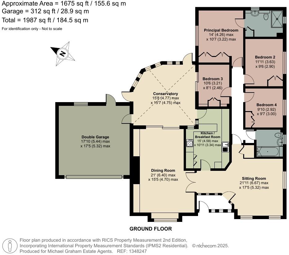 Keeley Farm Court, Wootton, Bedfordshire, MK43 floorplan