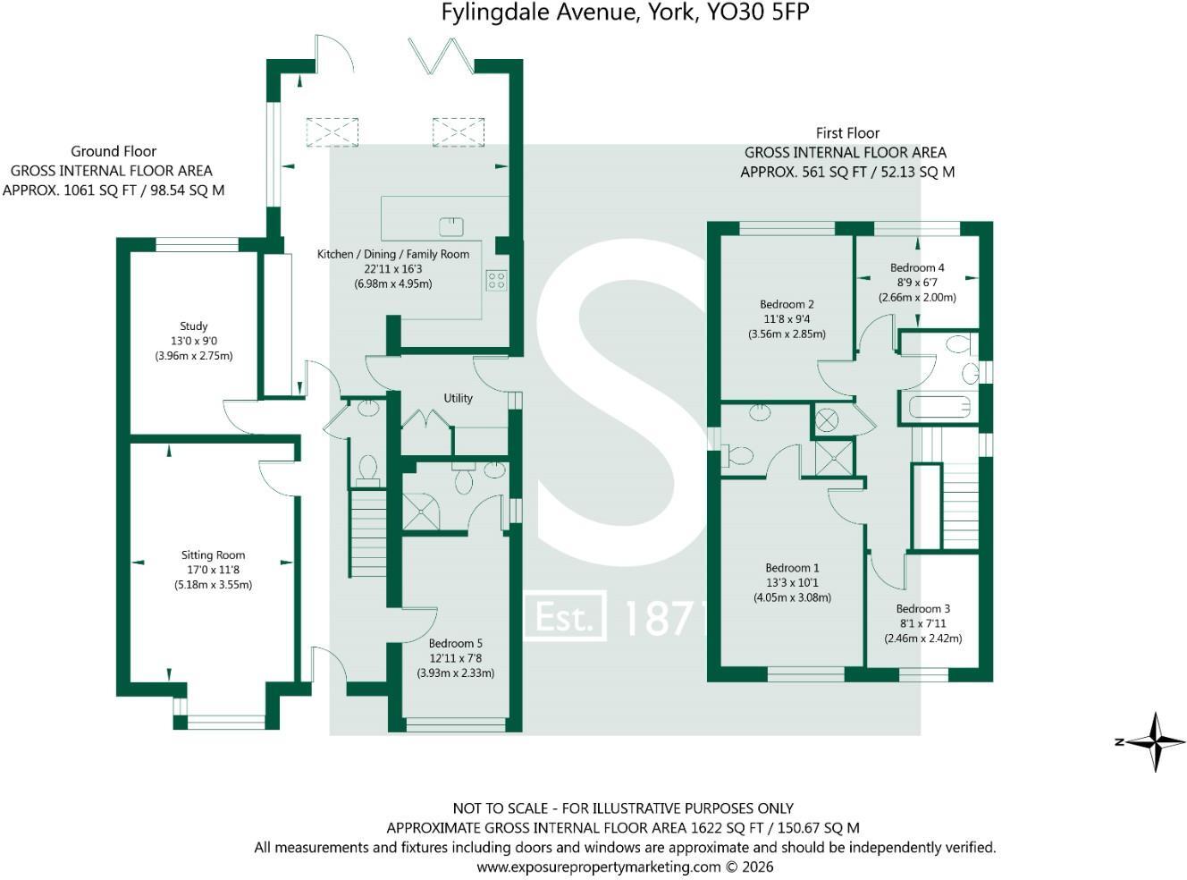 Fylingdale Avenue, York floorplan