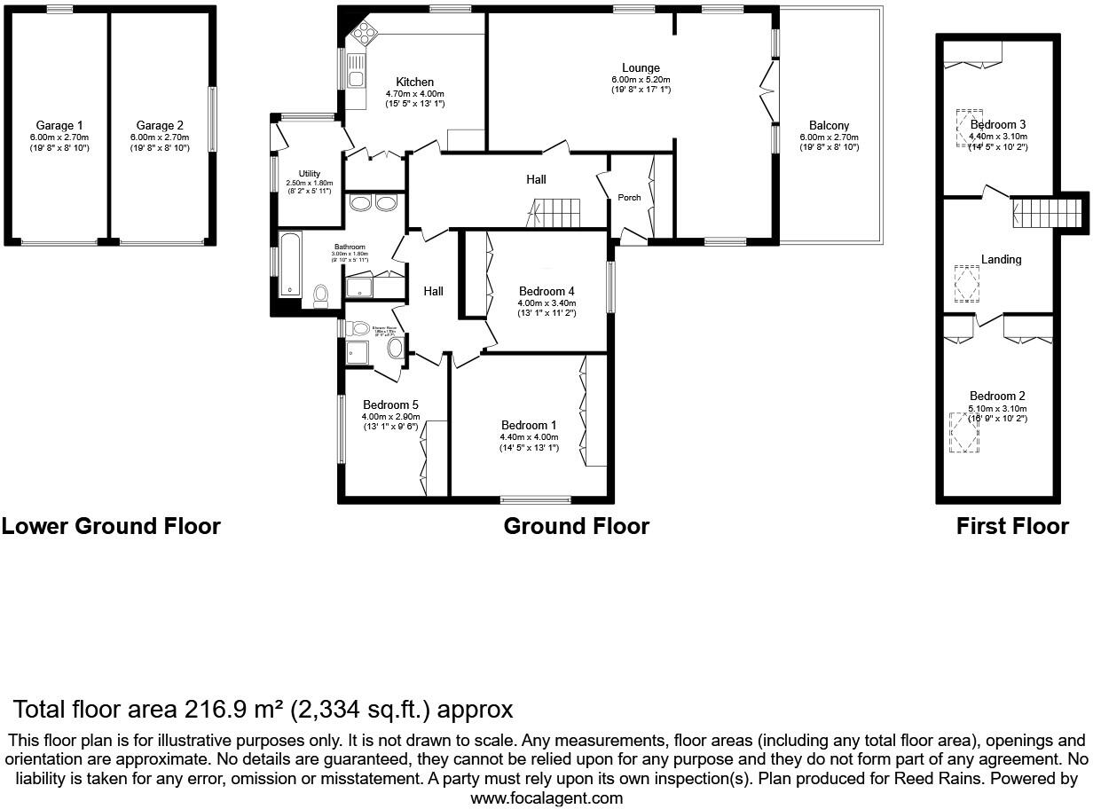 Field Lane, Thornes, Wakefield, West Yorkshire, WF2 floorplan
