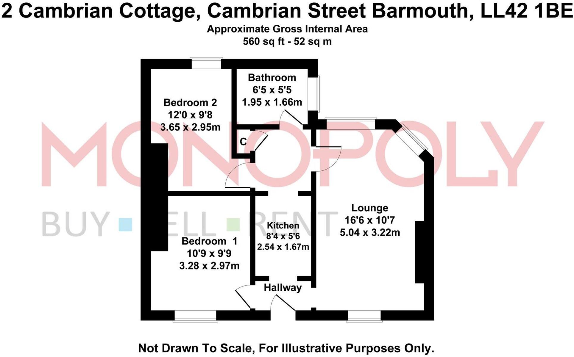 Cambrian Street, Barmouth, LL42 floorplan