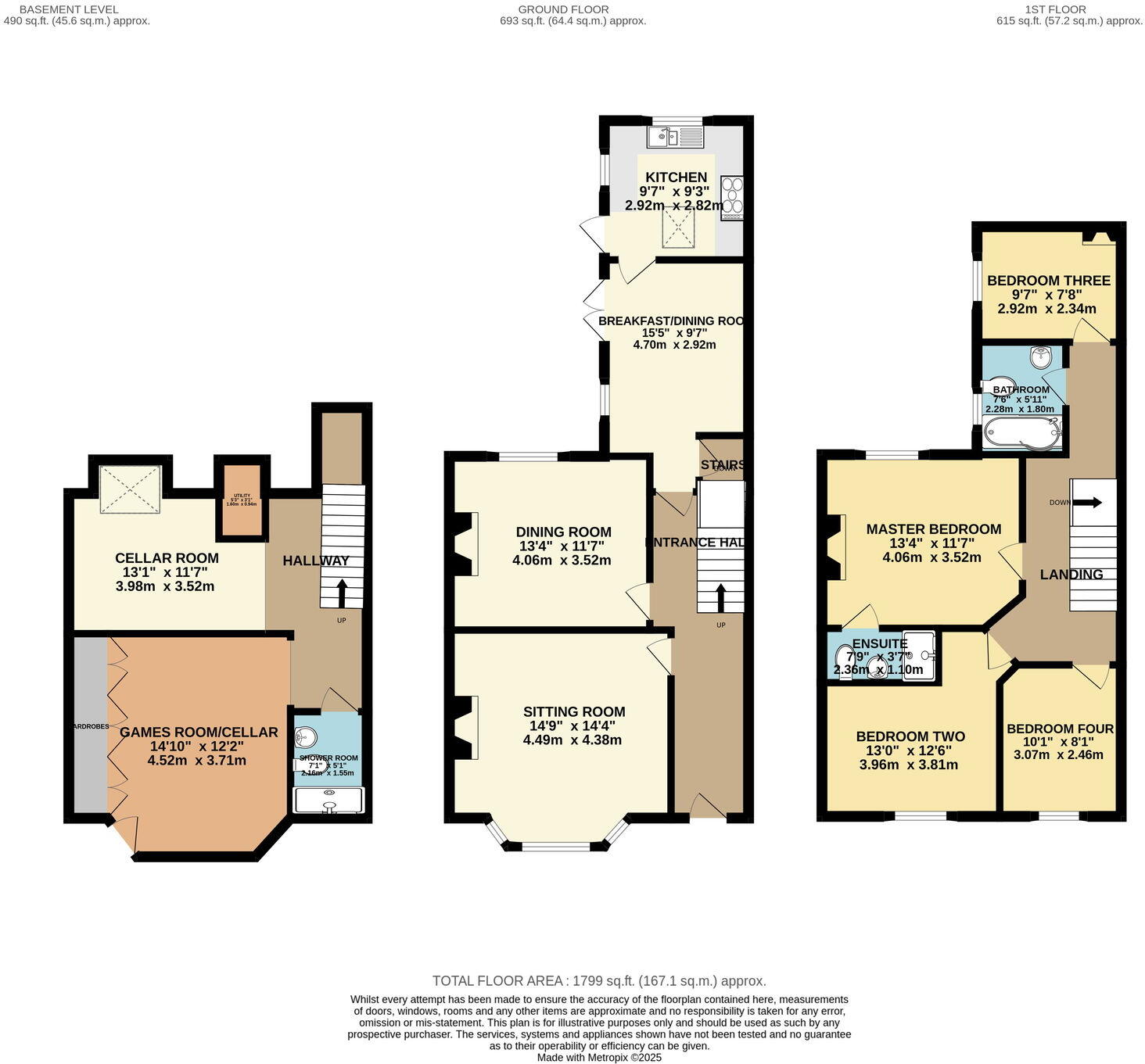 Queens Road, Evesham, WR11 4JN floorplan