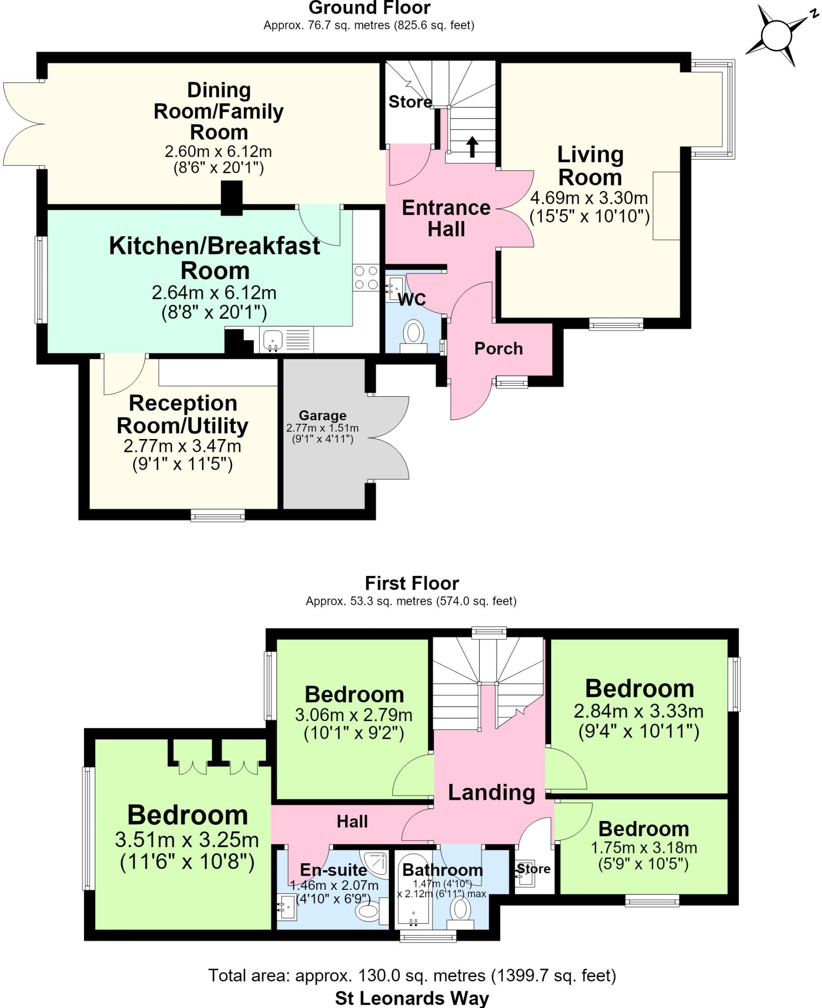ST LEONARDS WAY, Hornchurch, Havering floorplan