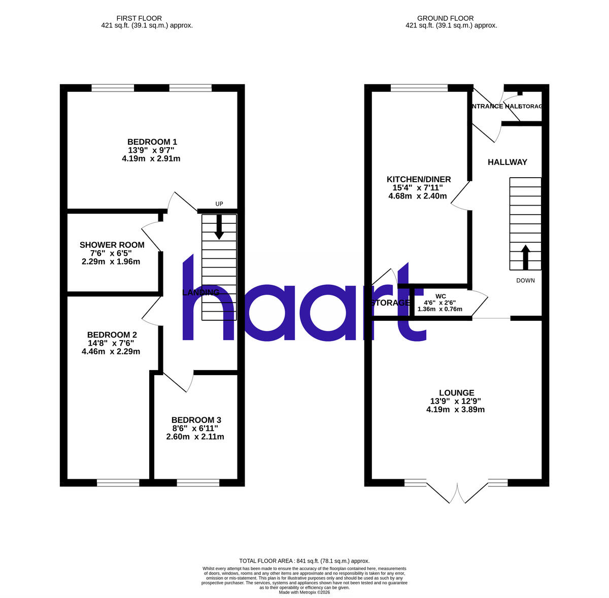 Taunton Road, Harold Hill floorplan
