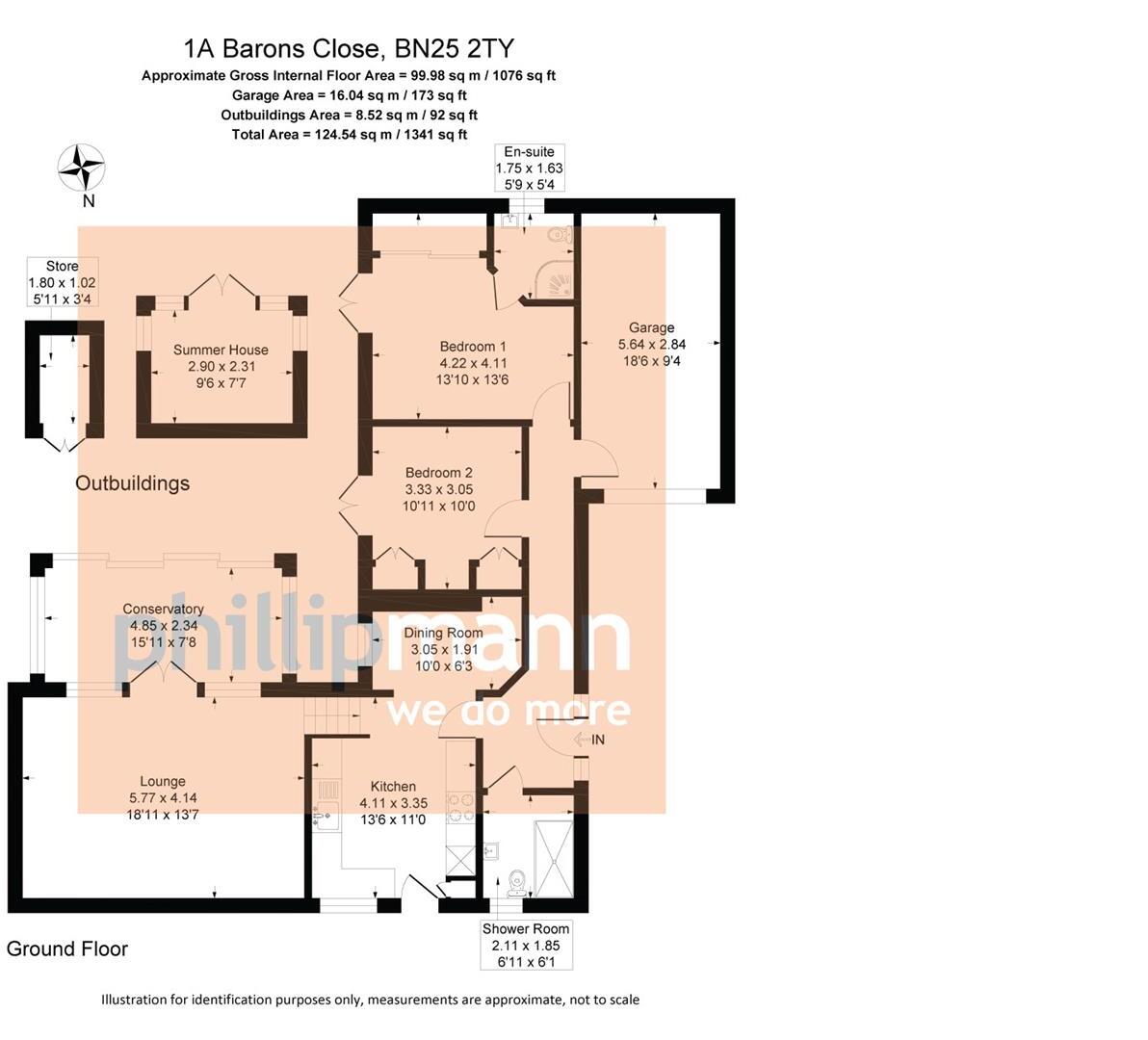 Barons Close, Seaford floorplan