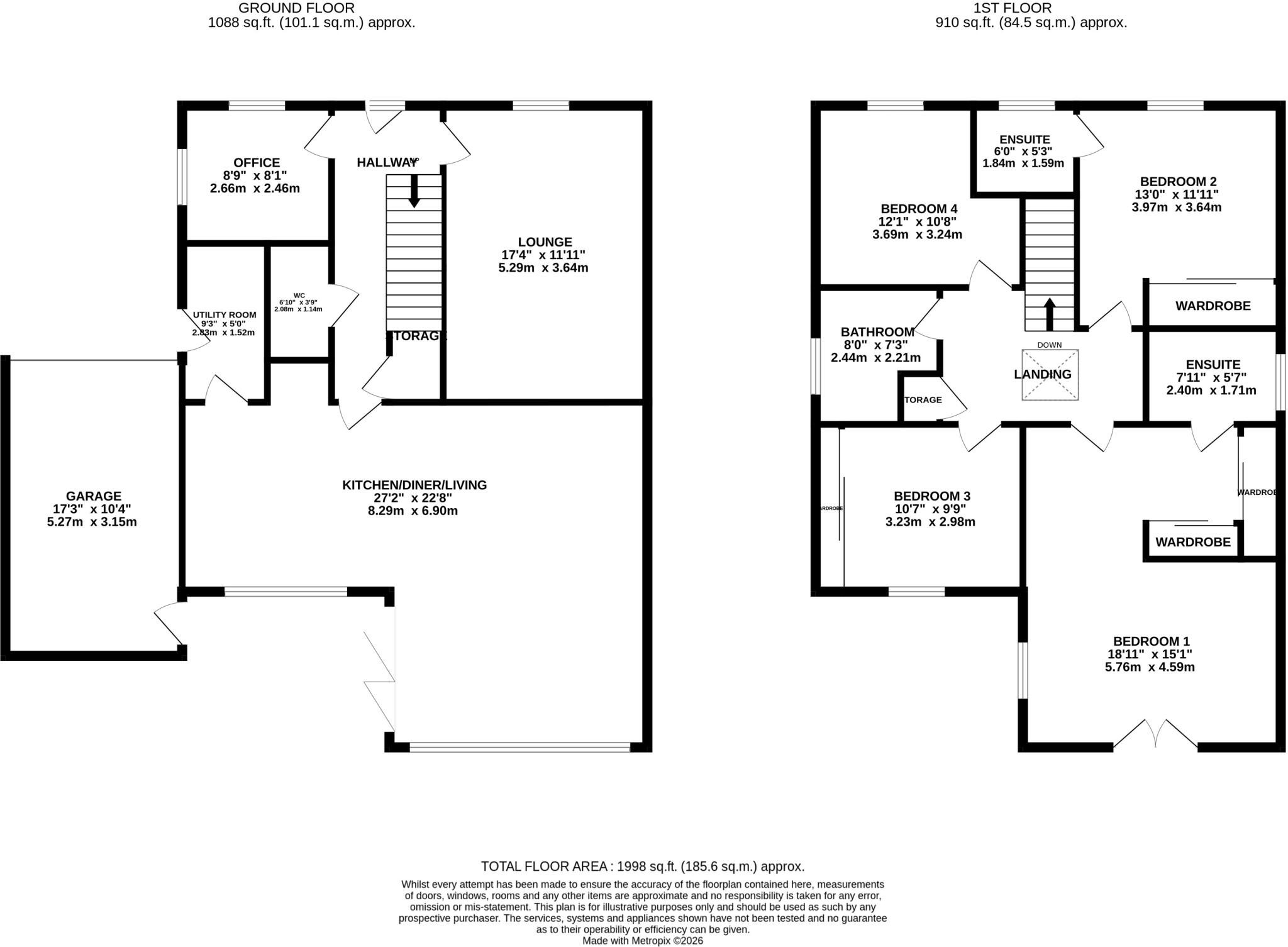 Caulkley View, Swadlincote, DE11 floorplan