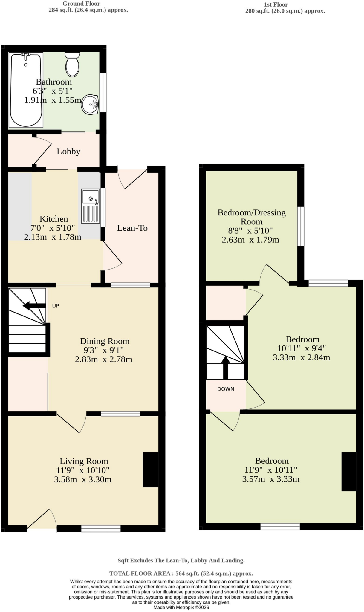 Tottenham Street, Great Yarmouth floorplan