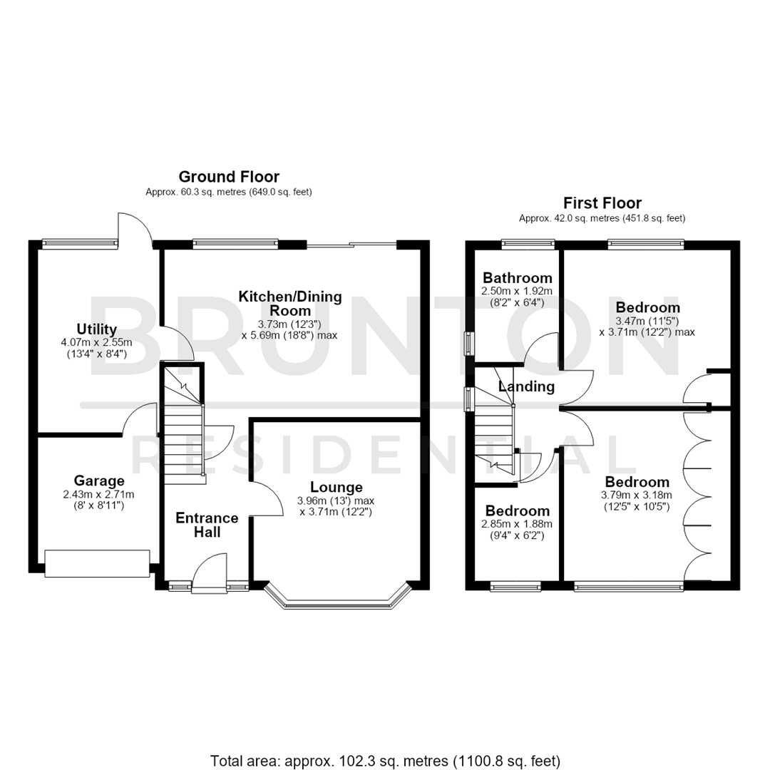 Thorntree Drive, Whitley Bay, NE25 floorplan