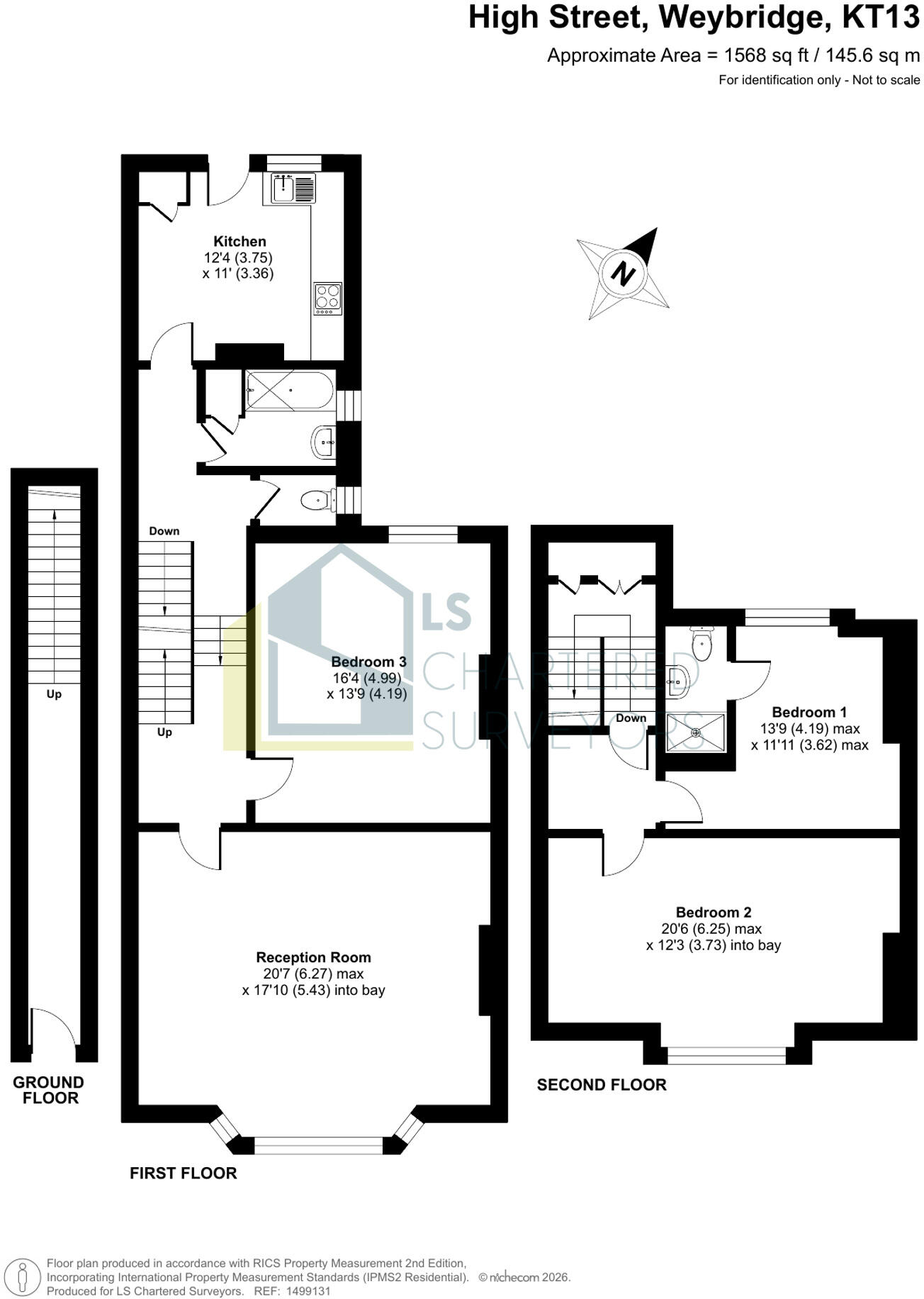 High Street, Weybridge, KT13 8AB floorplan