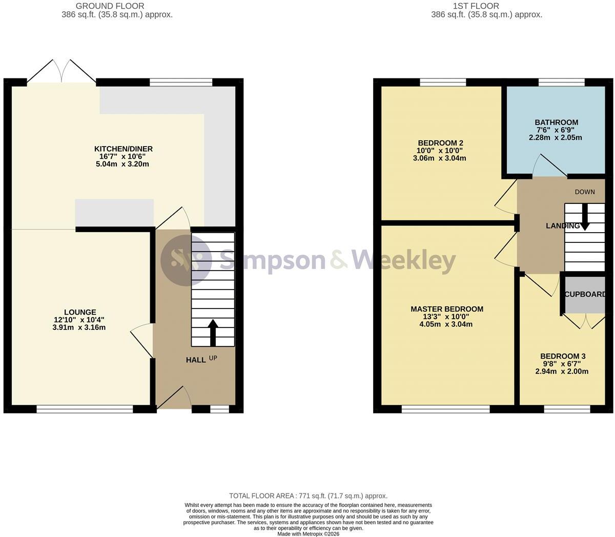 NN10, Whitehouse Court, Rushden floorplan