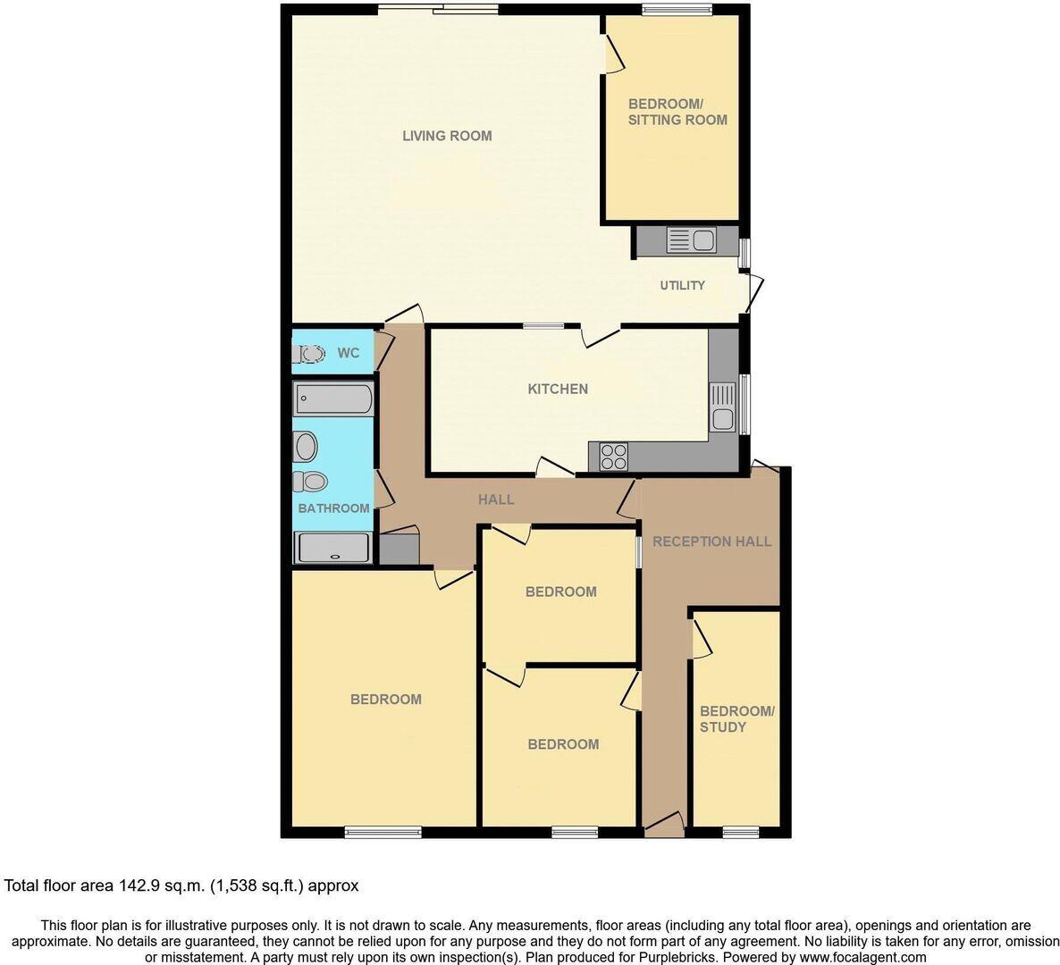 279 Wolverhampton Road East, Parkfields, Wolverhampton floorplan