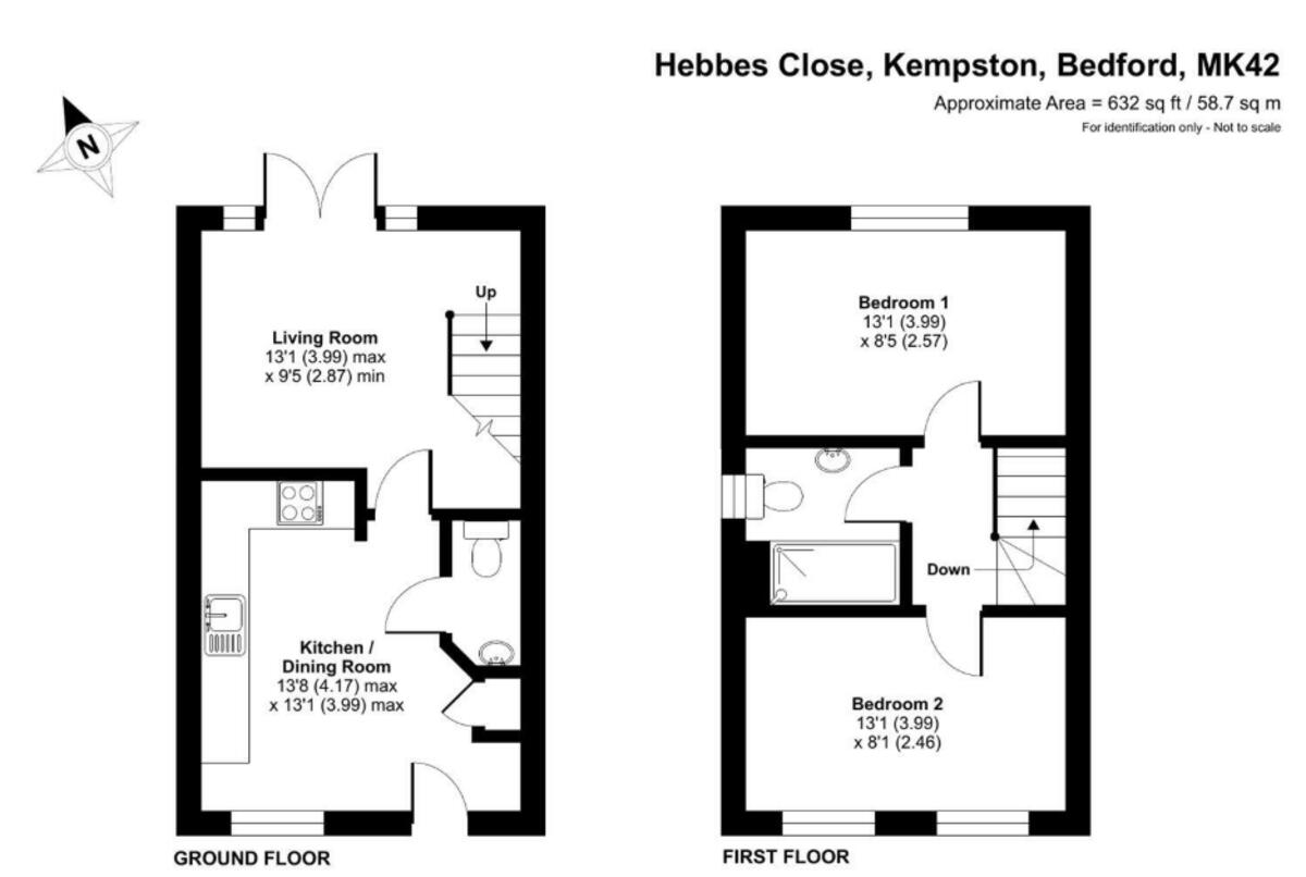 Hebbes Close, Bedford floorplan