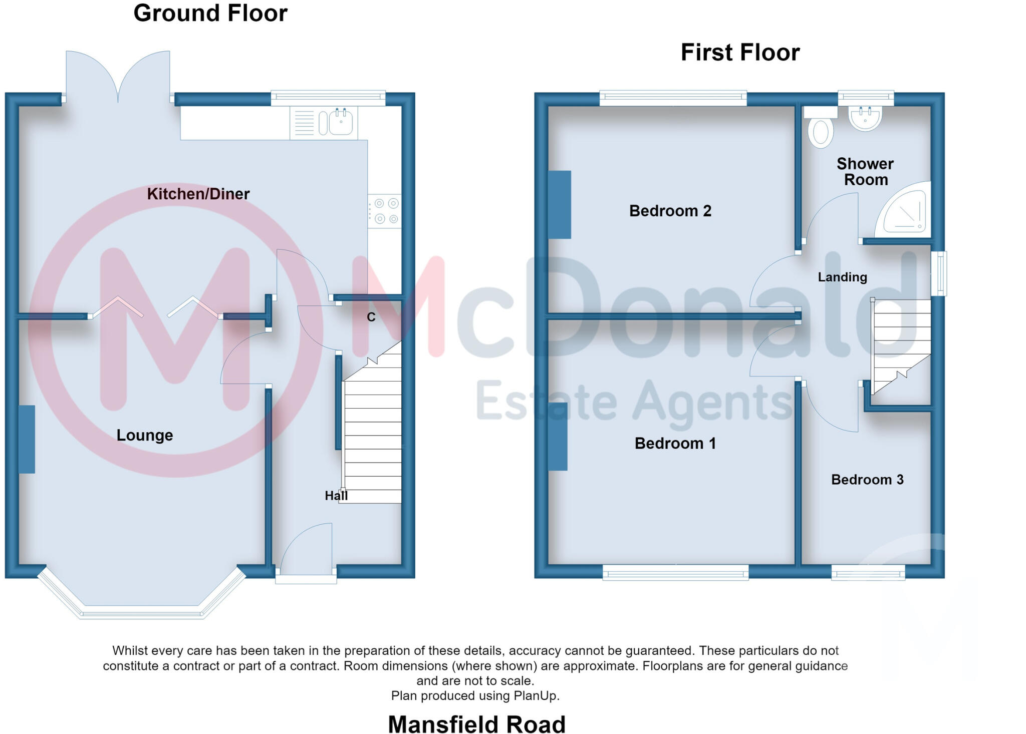 Mansfield Road, Blackpool floorplan
