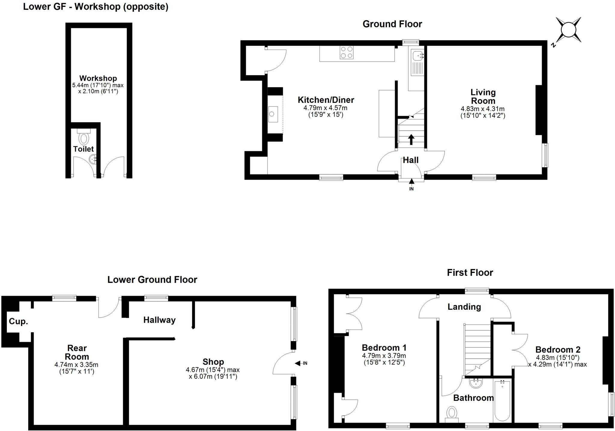 Front Street, Bellingham, Hexham, Northumberland, NE48 floorplan