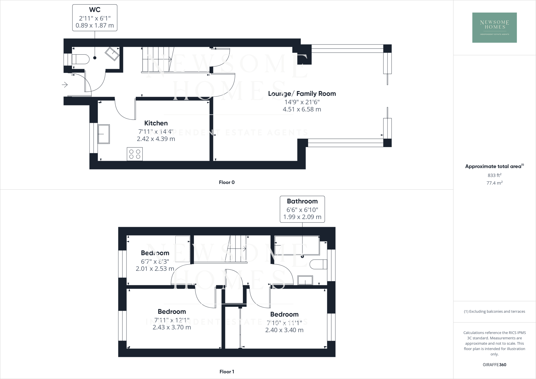 Maes Y Goron, Lixwm floorplan