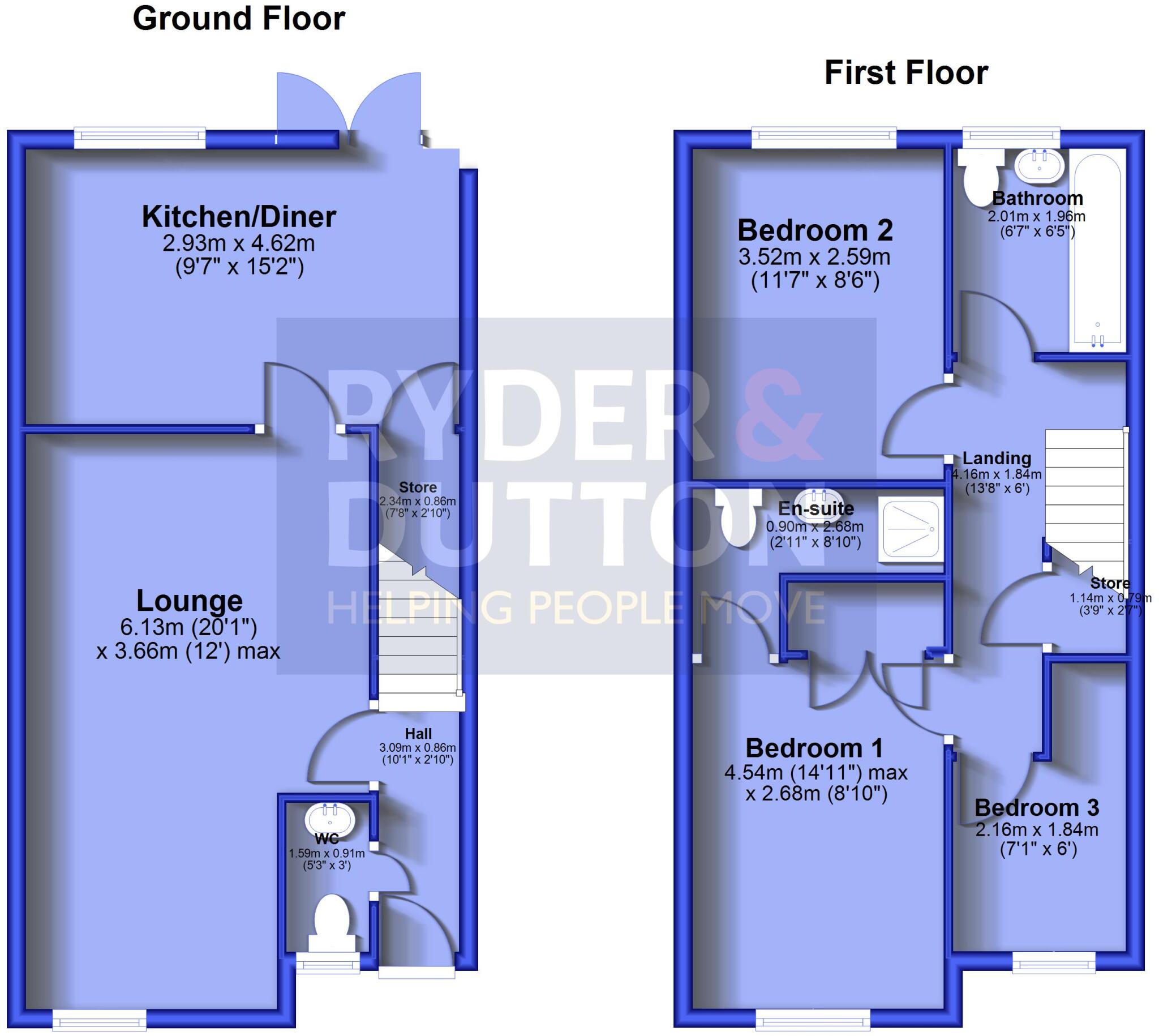 Birch House Close, Heywood, Greater Manchester, OL10 floorplan