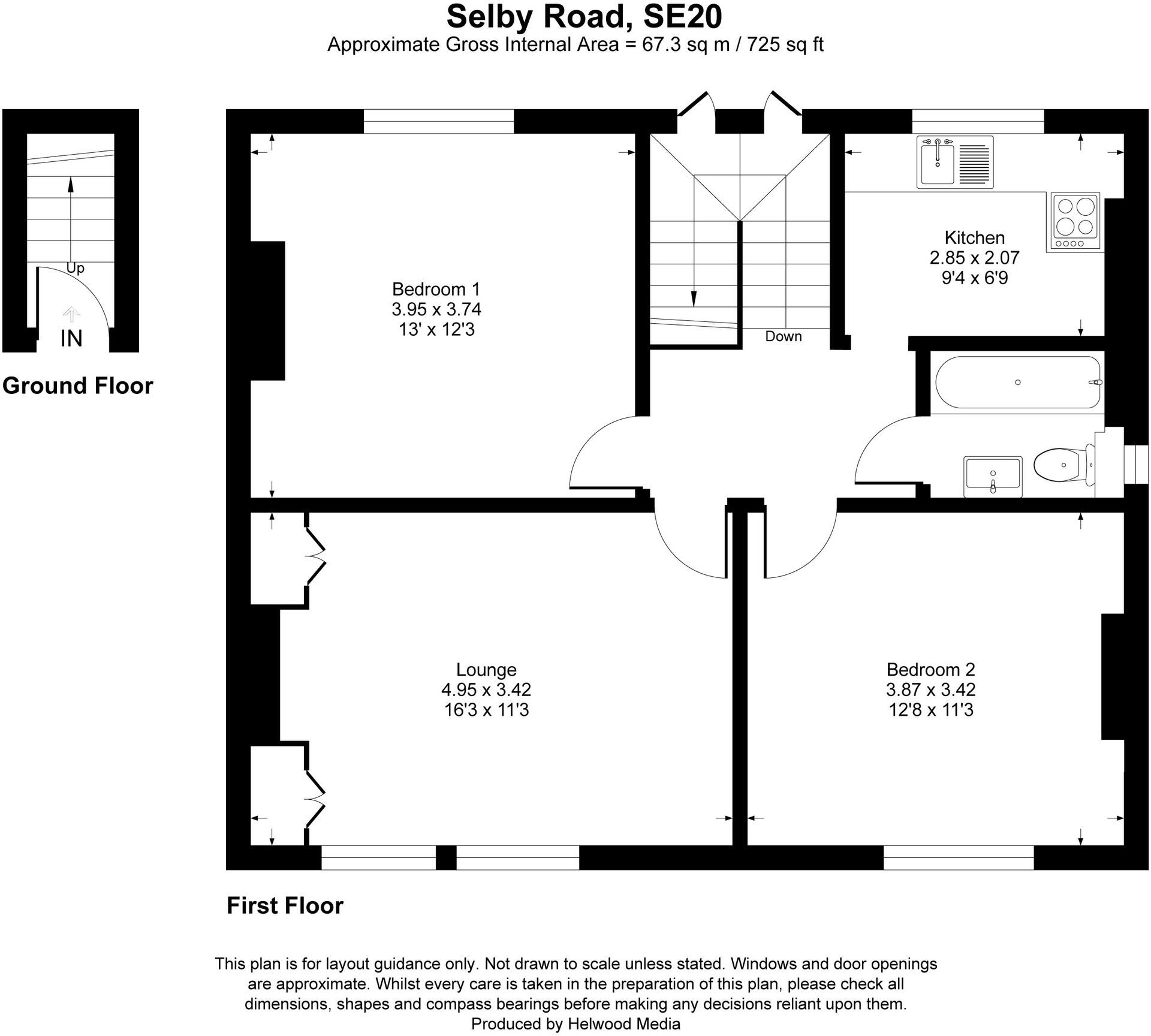 Selby Road, Anerley floorplan