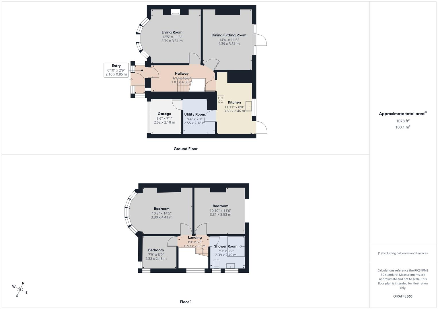 Millfield Grove, Tynemouth floorplan