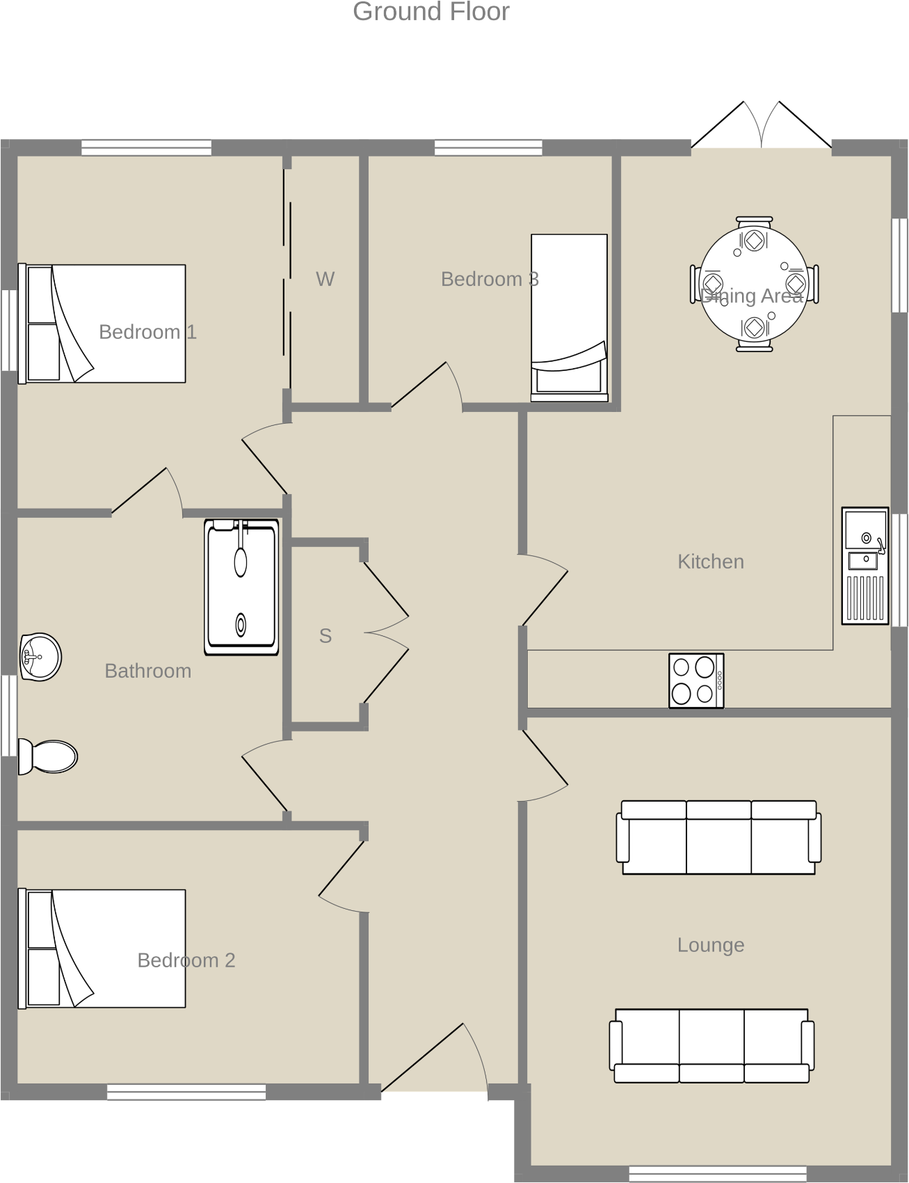 The Sidings,
Cumnock,
KA18 floorplan
