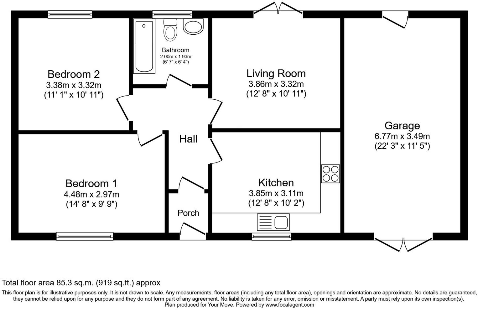 Walnut Drive, St. Martins, Oswestry, Shropshire, SY11 floorplan