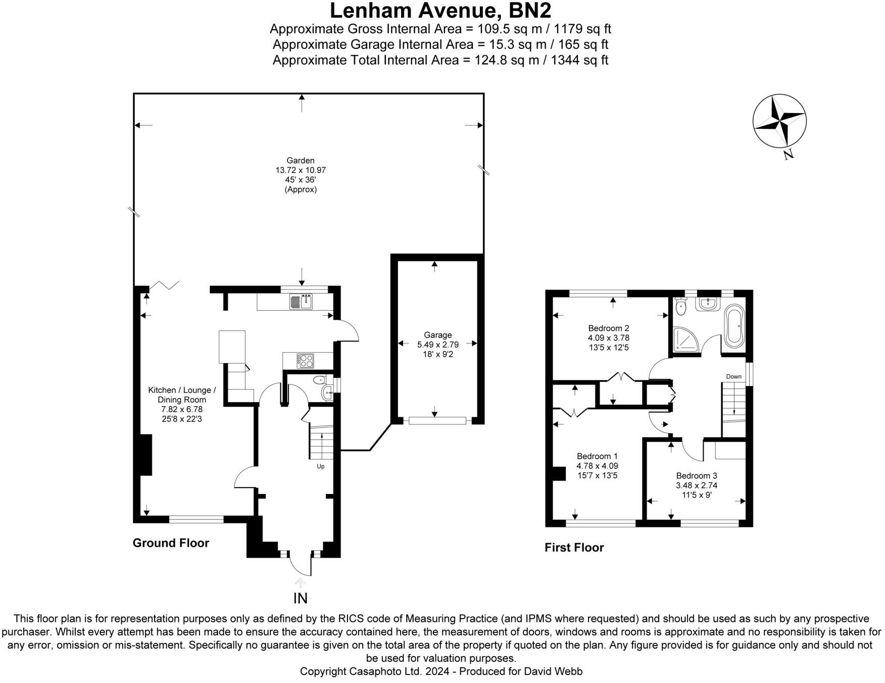 Lenham Avenue, Rottingdean, Brighton, East Sussex, BN2 floorplan