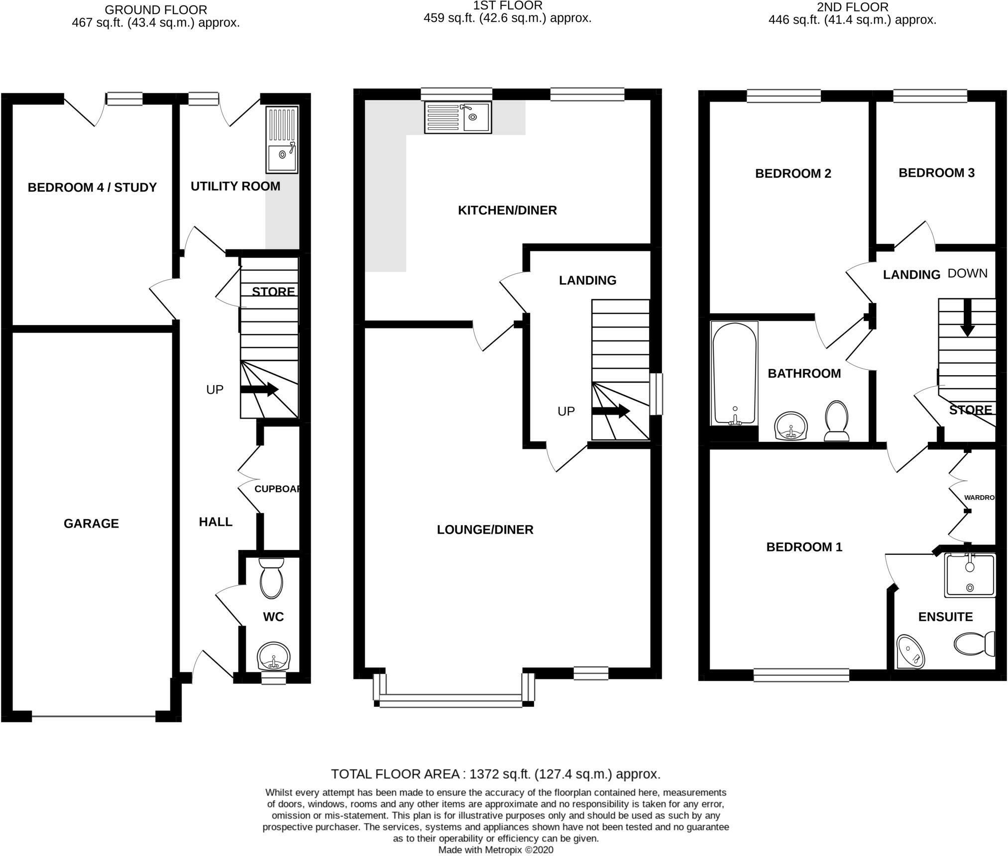 THE GREEN MEWS, ARNOLD  floorplan