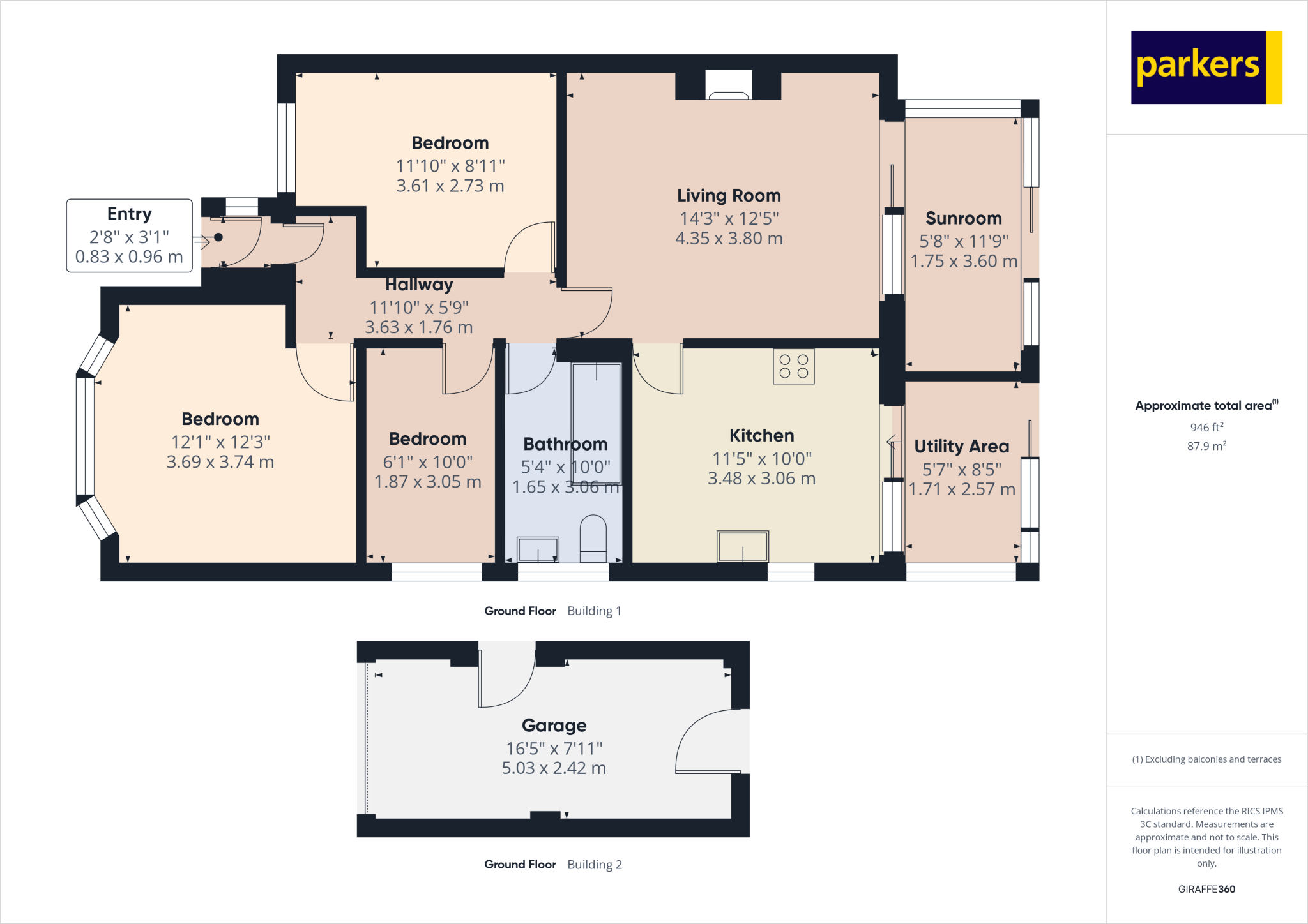Buckland Avenue, Basingstoke, Hampshire, RG22 floorplan