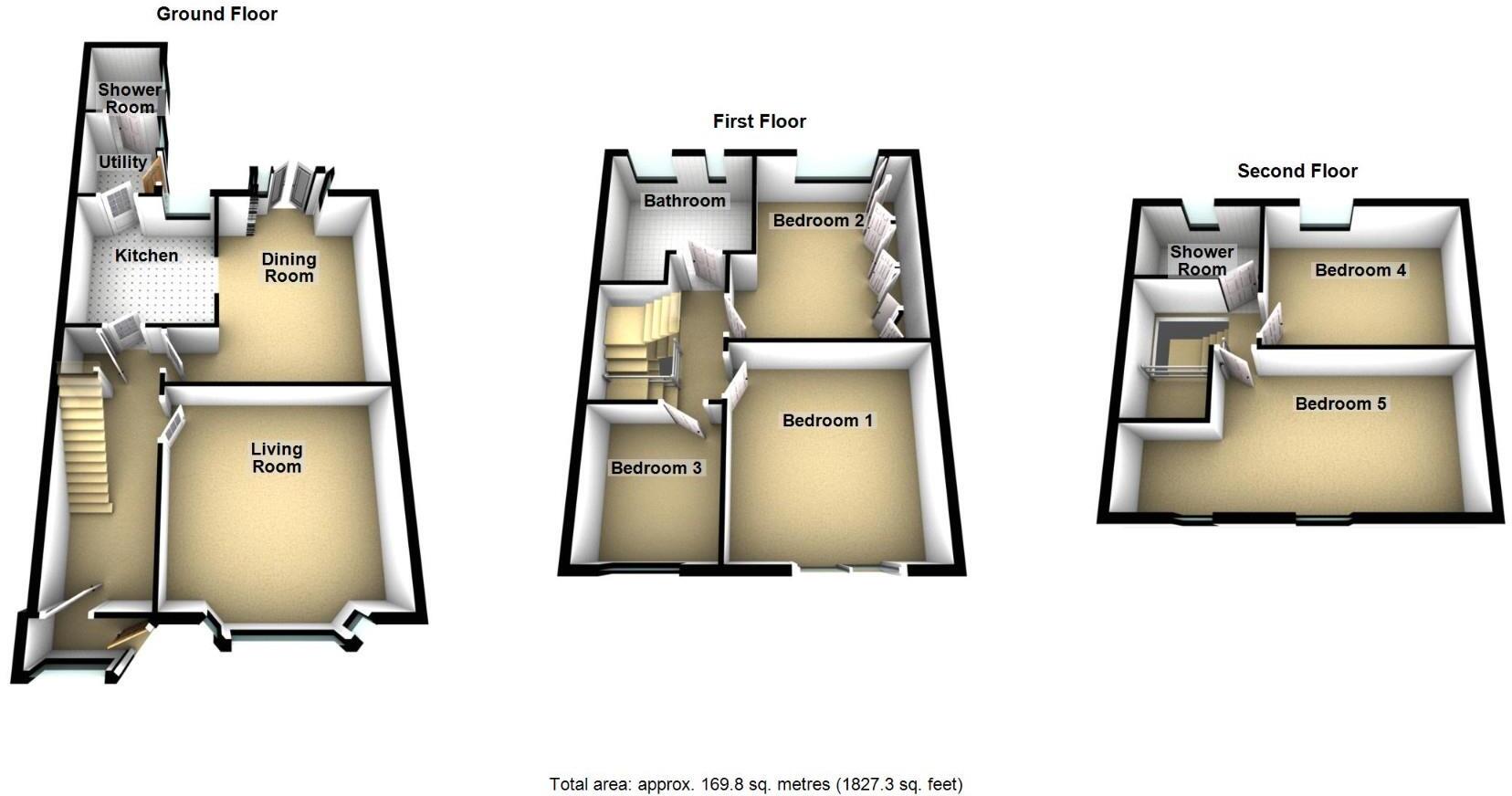 Southcliff, Whitley Bay floorplan