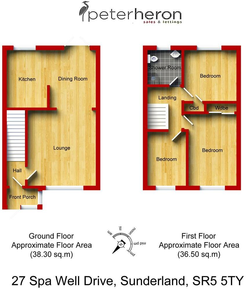 Spa Well Drive, Wear View Estate, Sunderland floorplan