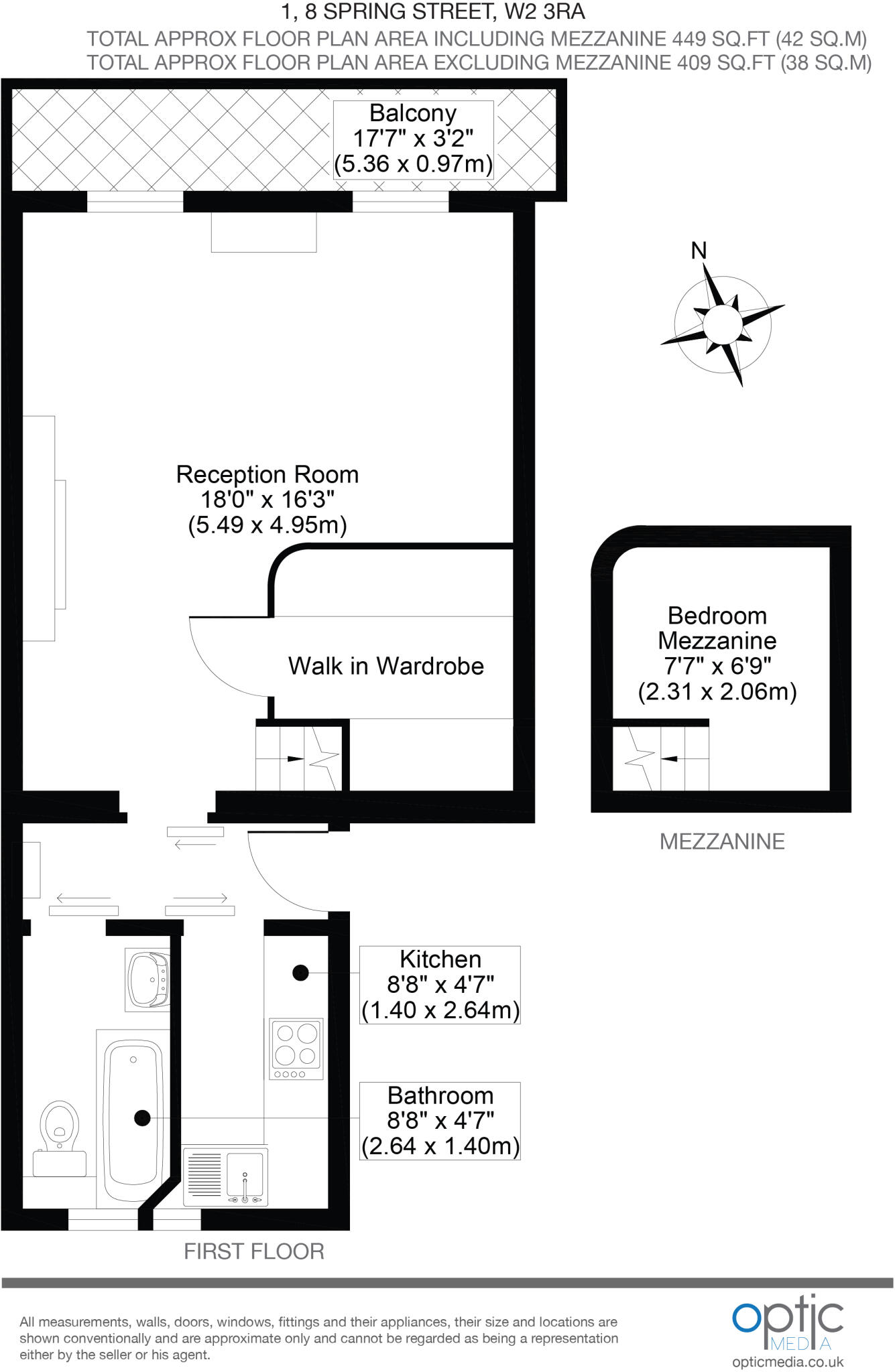 Spring Street, Paddington floorplan