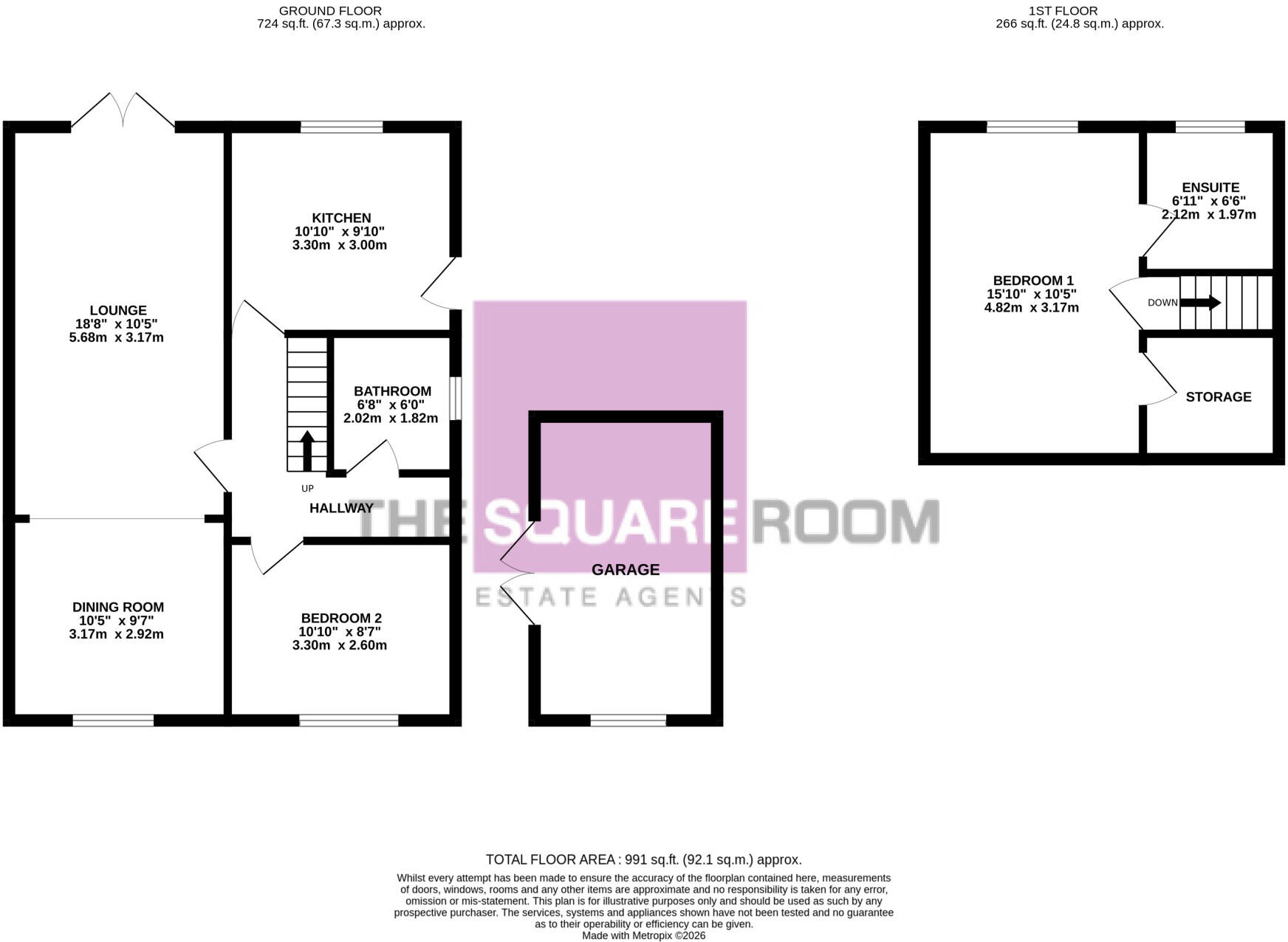 Castle Lane,  Staining, FY3 floorplan