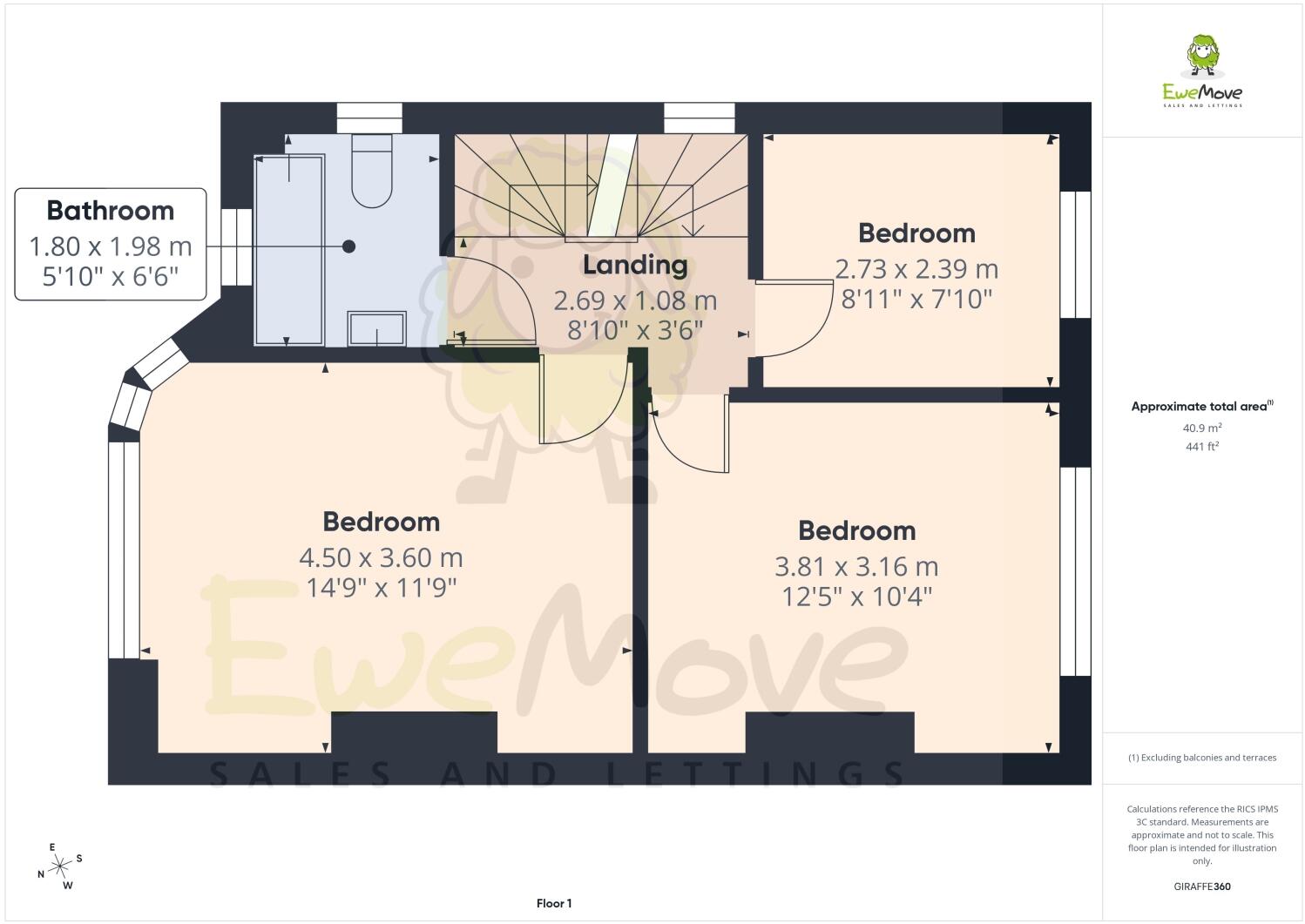 Dean Road, Strood, Rochester, ME2 3QH floorplan