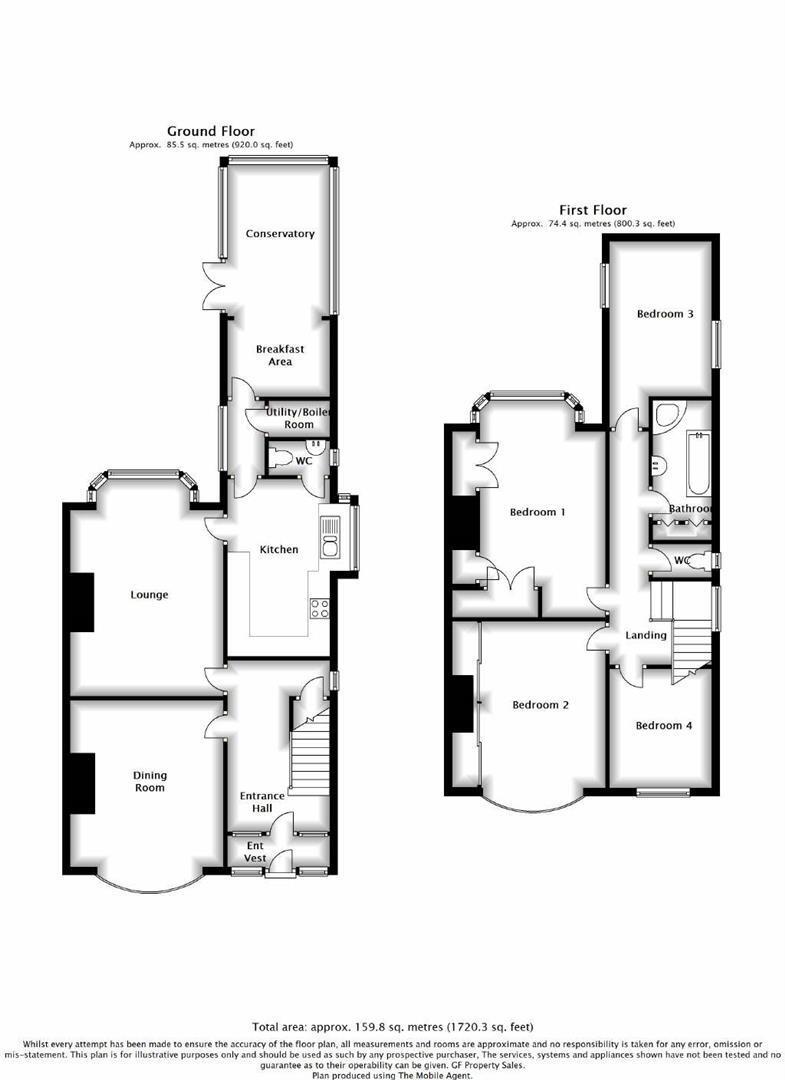 Broadway, Morecambe floorplan