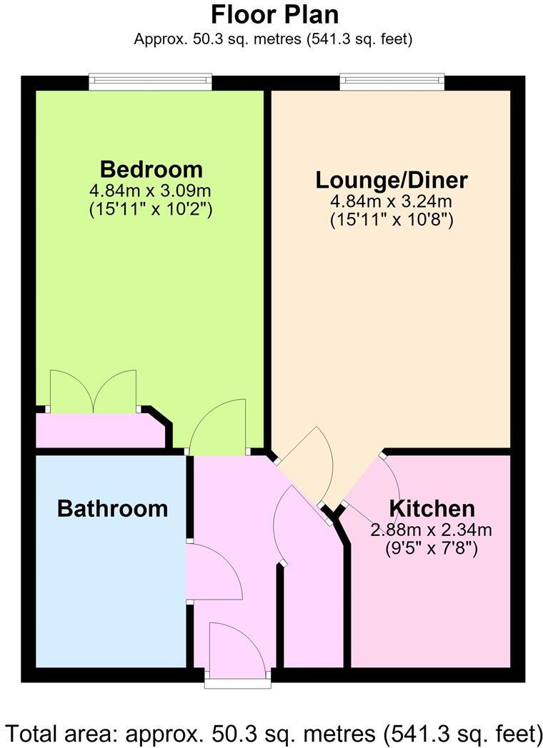 Union Place, Worthing floorplan