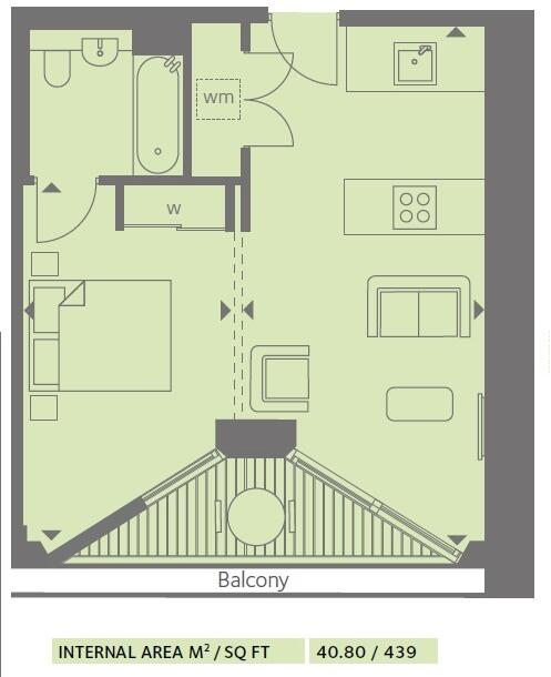 2 Riverlight, Nine Elms, London, SW11 floorplan