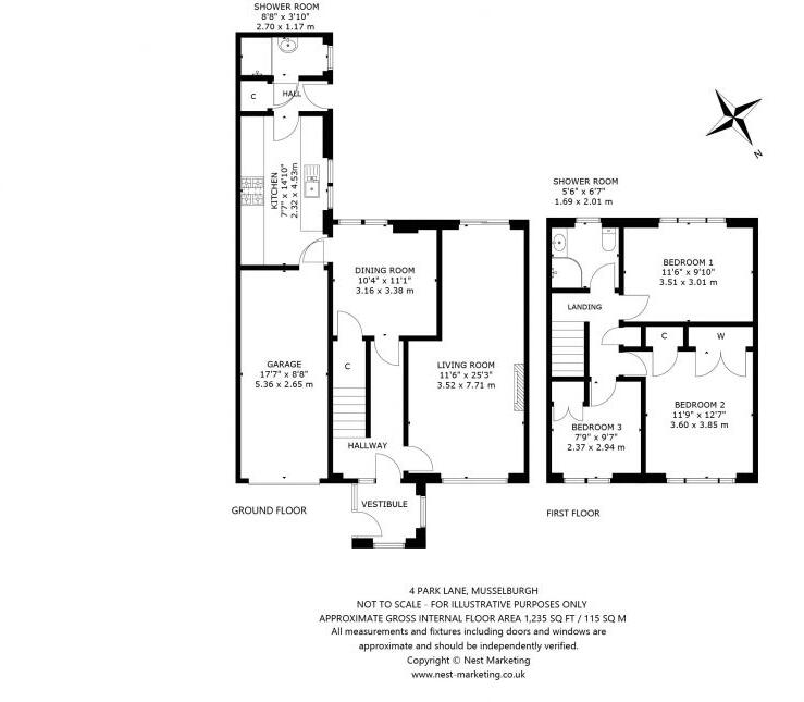 4 Park Lane, Musselburgh, EH21 7HQ floorplan