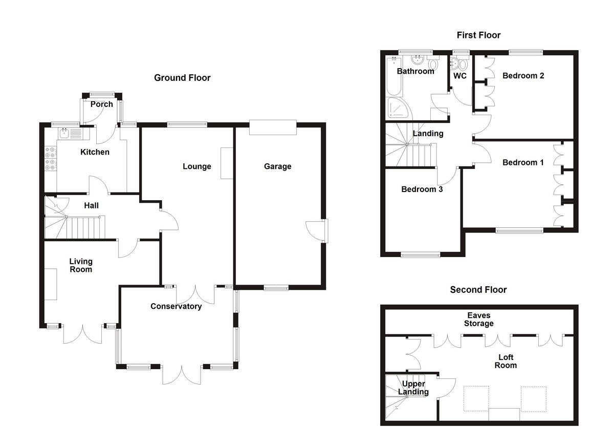 Snowdon View Road, Trearddur Bay, Anglesey, LL65 floorplan