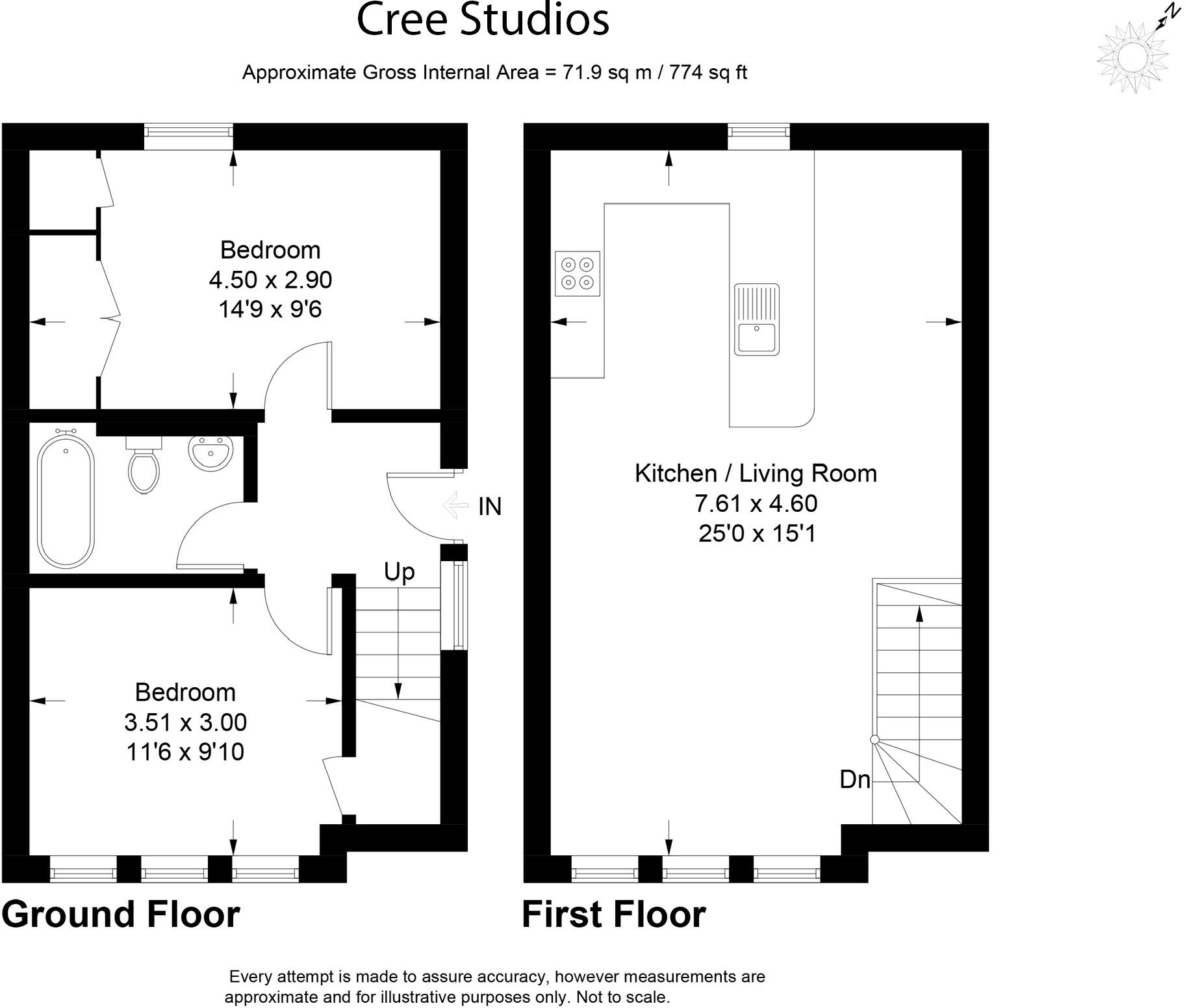 Elm Grove, London floorplan