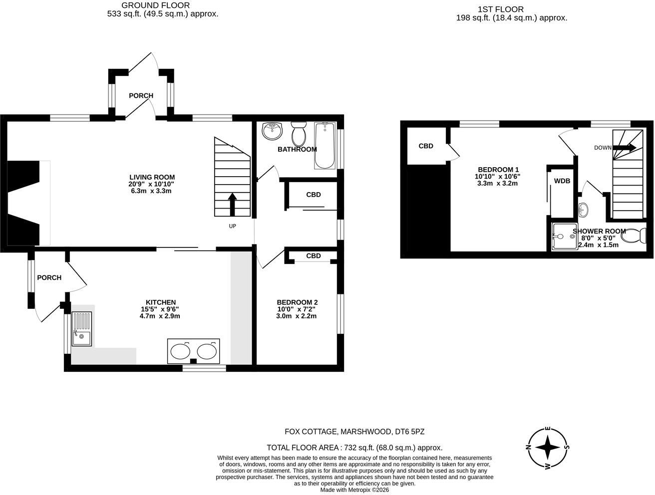 Marshwood, Bridport floorplan