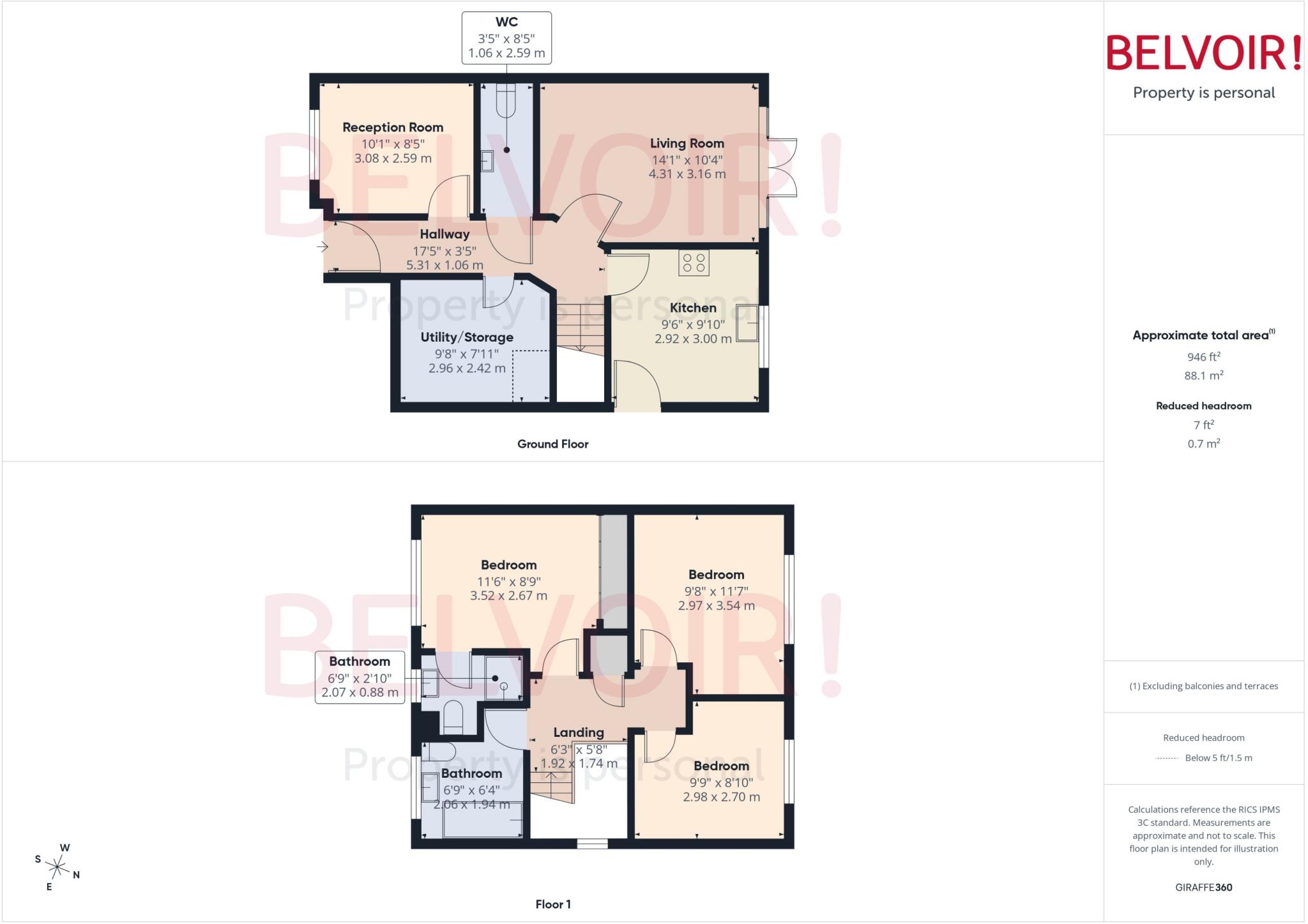 Upnor Way, Stafford, ST16 floorplan
