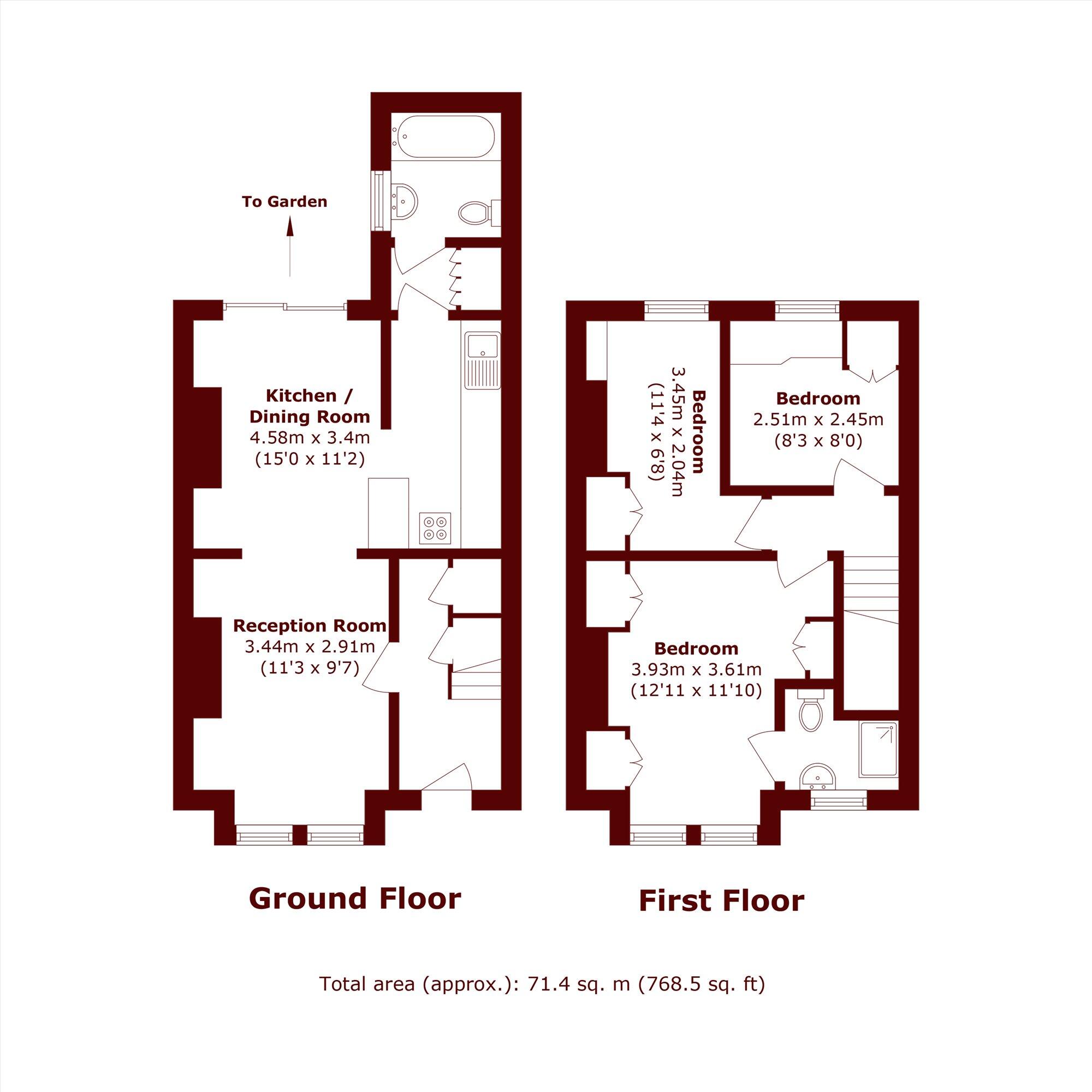 Keble Street, Tooting floorplan