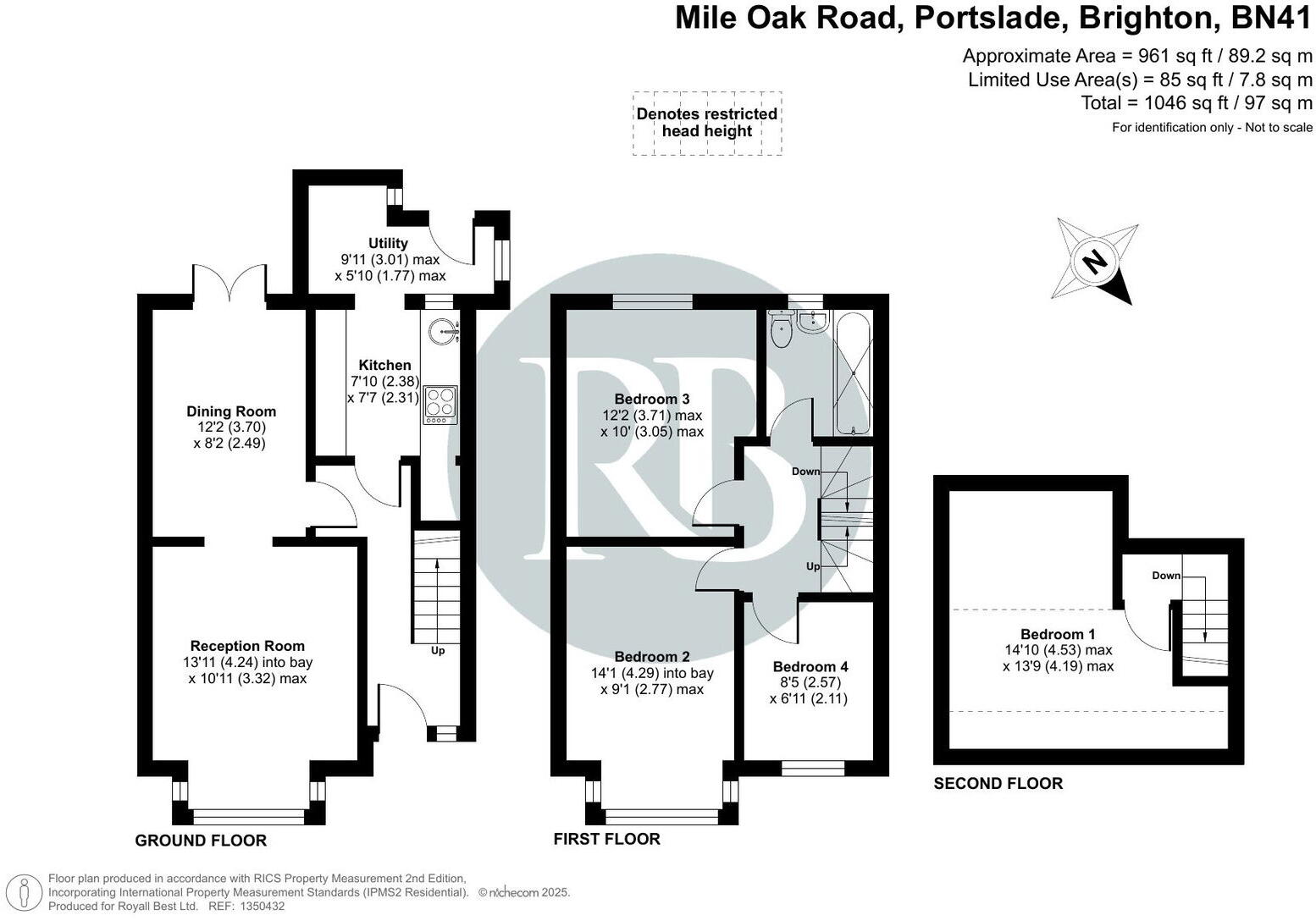 Mile Oak Road, Portslade, Brighton, BN41 2RB floorplan