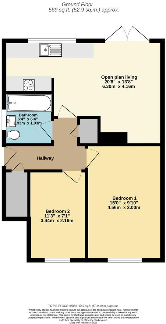 Gaston Avenue, Keynsham floorplan
