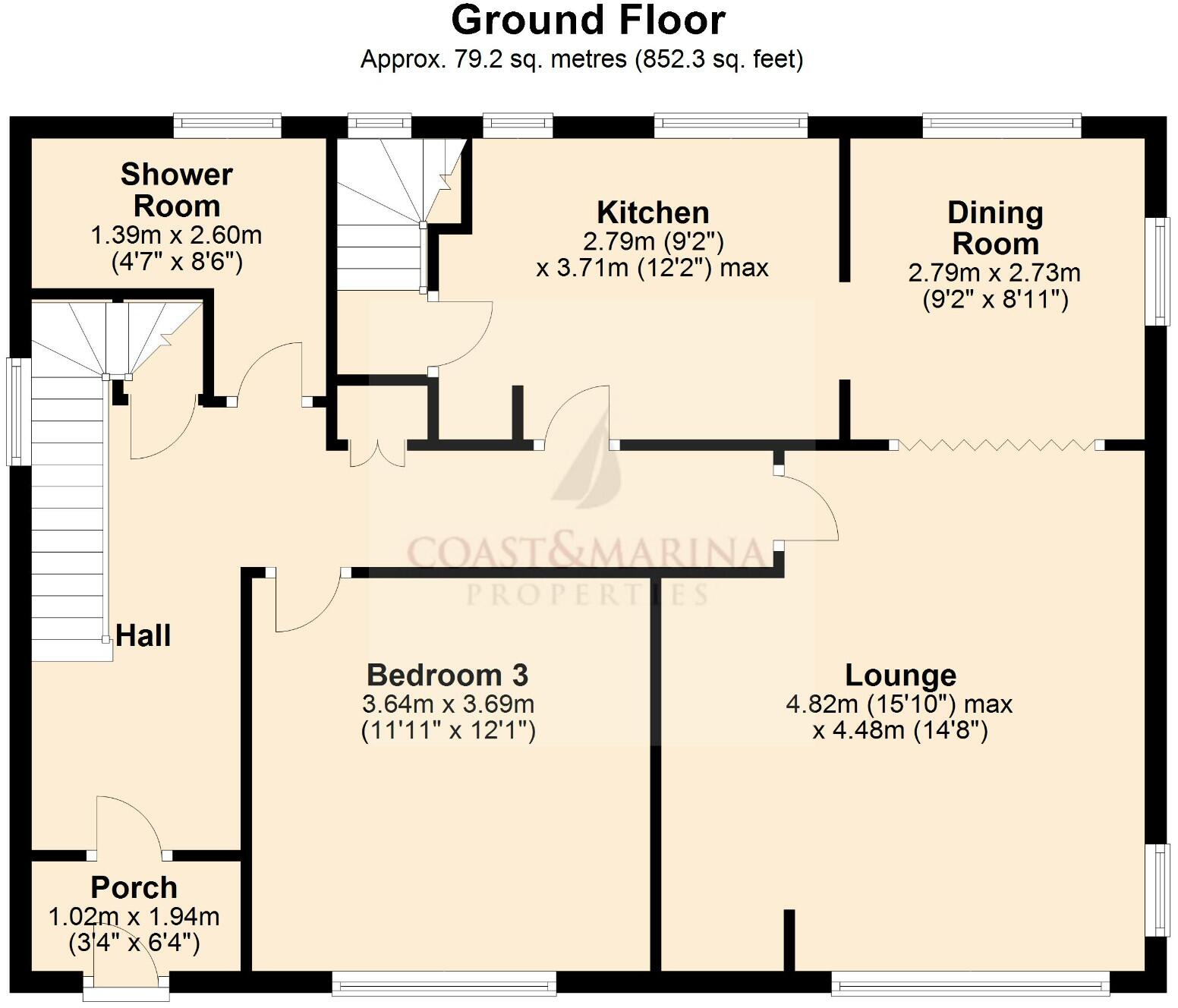 Deganwy Road, Llanros, Llandudno, Conwy  floorplan