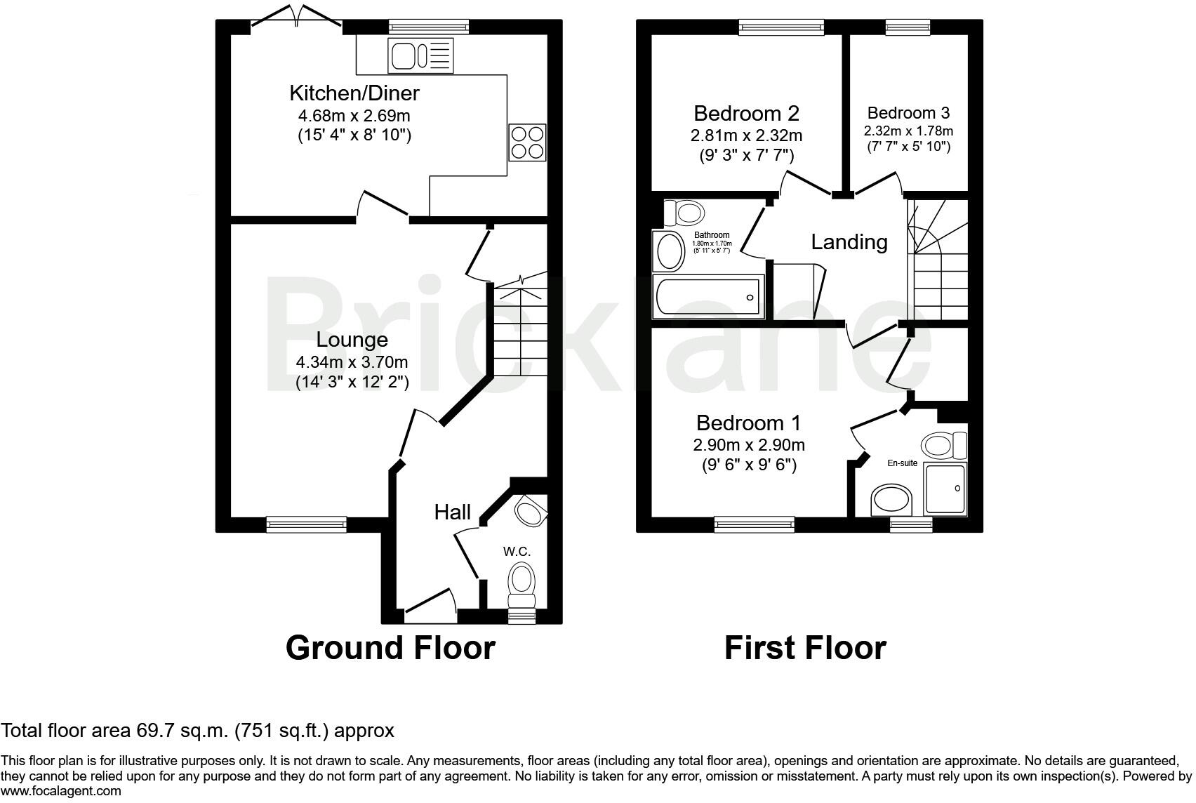 Hood Close, Market Harborough floorplan