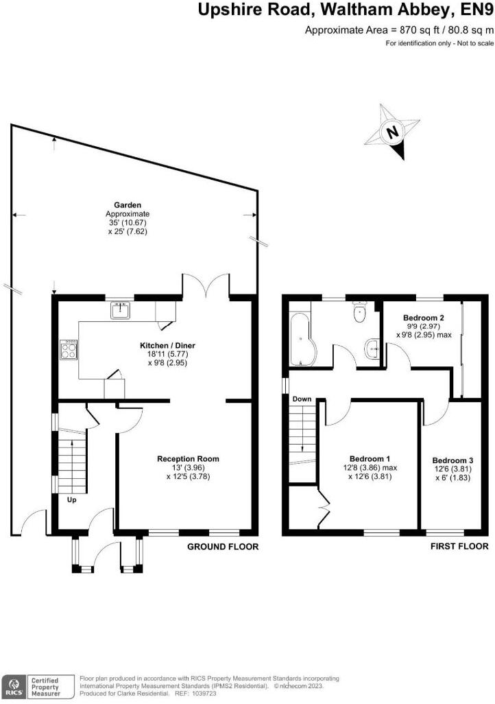 Upshire Road, Waltham Abbey floorplan