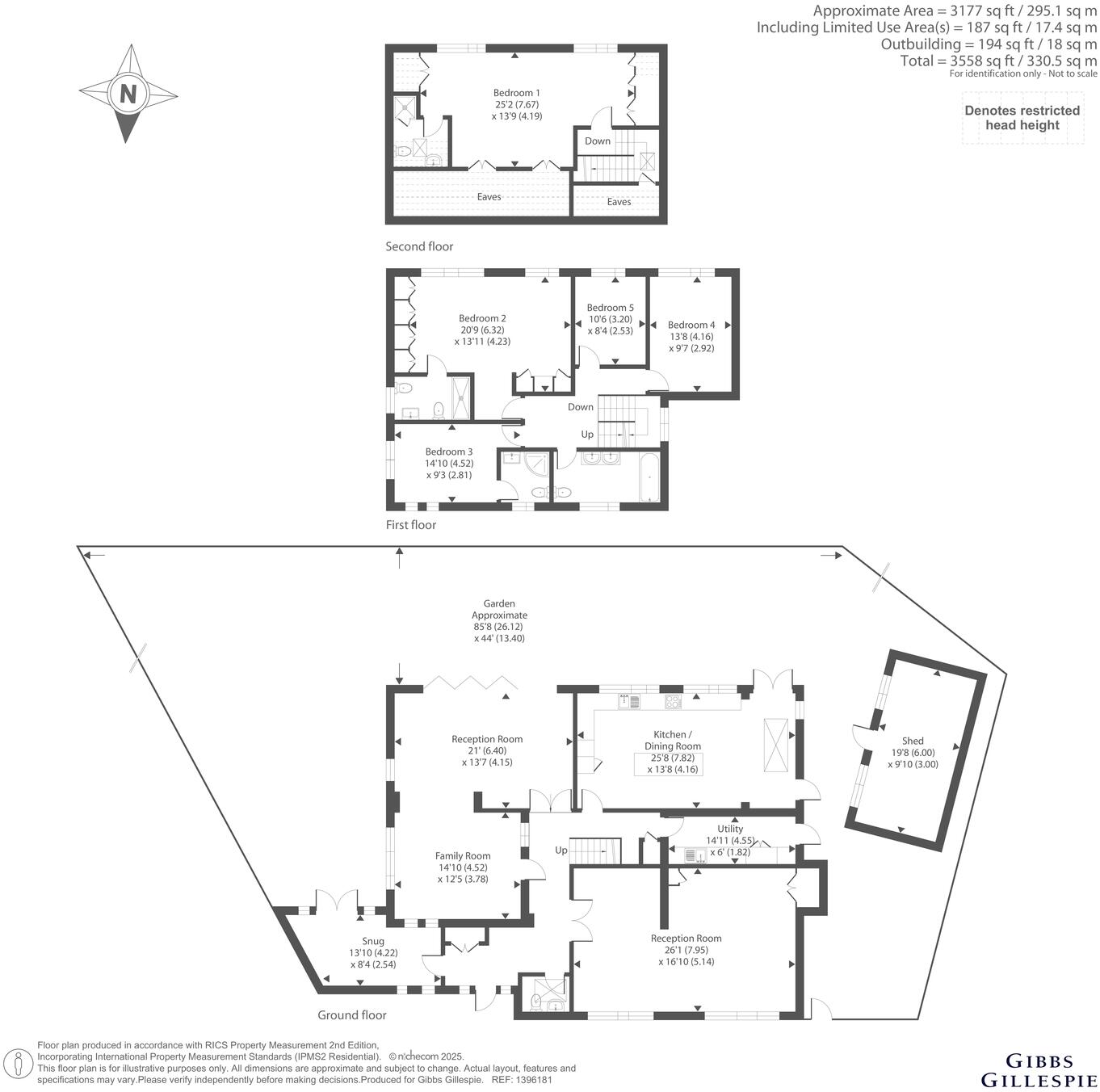 Dearne Close, Stanmore, Middlesex floorplan