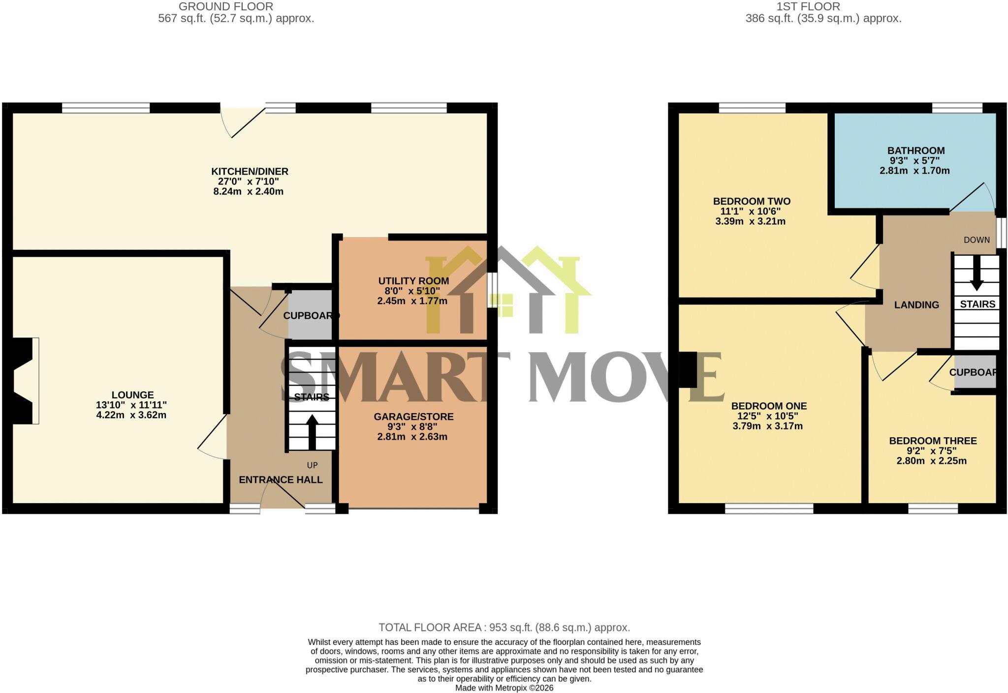 Rivington Close, Tarleton, Preston floorplan
