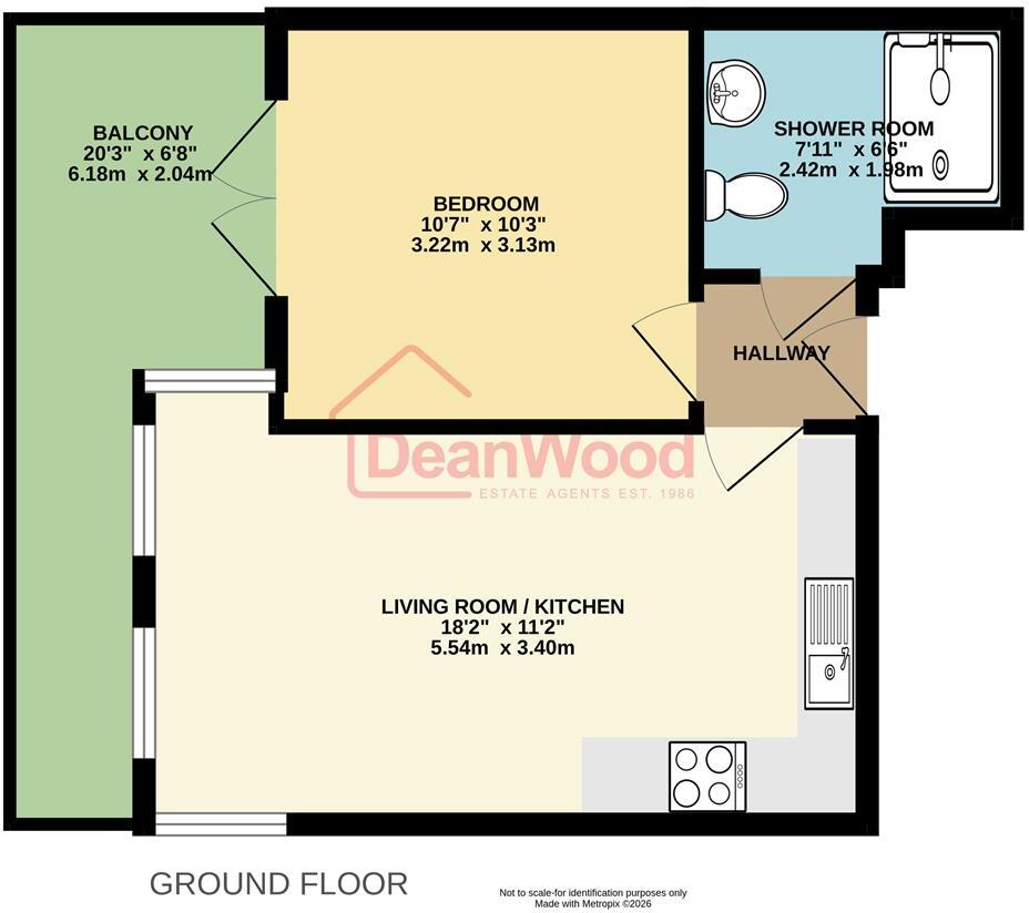 Apartment 4, Empress Apartments, Douglas floorplan