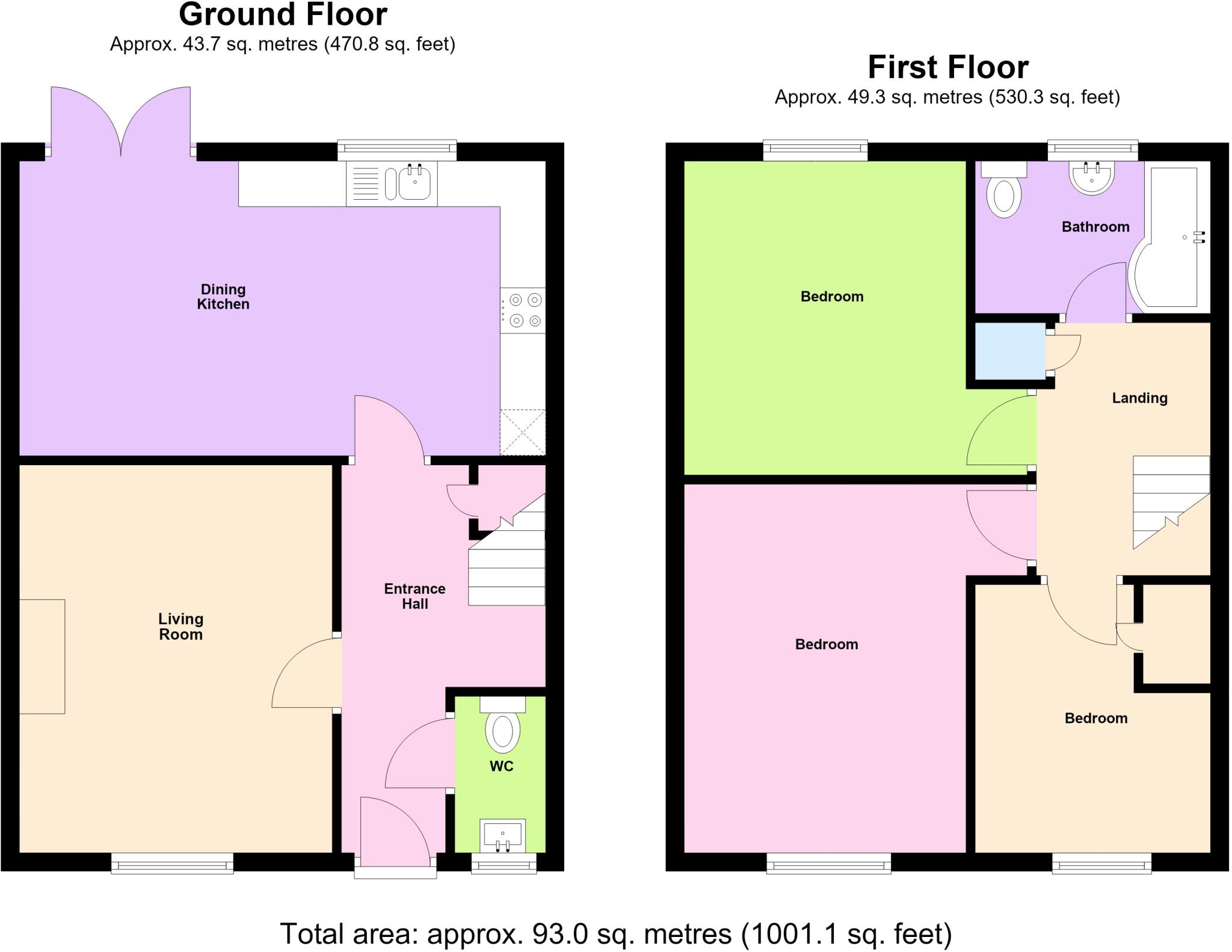 Hadrians Rise, Haltwhistle, Northumberland, NE49 floorplan